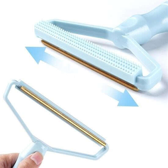 GENEL® Çift Taraflı Elbise Kazak Plastik Kumaş Tüy Alma ve Tiftik Temizleyici Toplayıcı Taşınabilir - UcuzaGeliyor