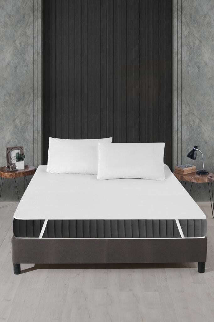 Alez Pamuklu Dört Köşe Lastik Yatak Koruyucu 160*200 cm - UcuzaGeliyor