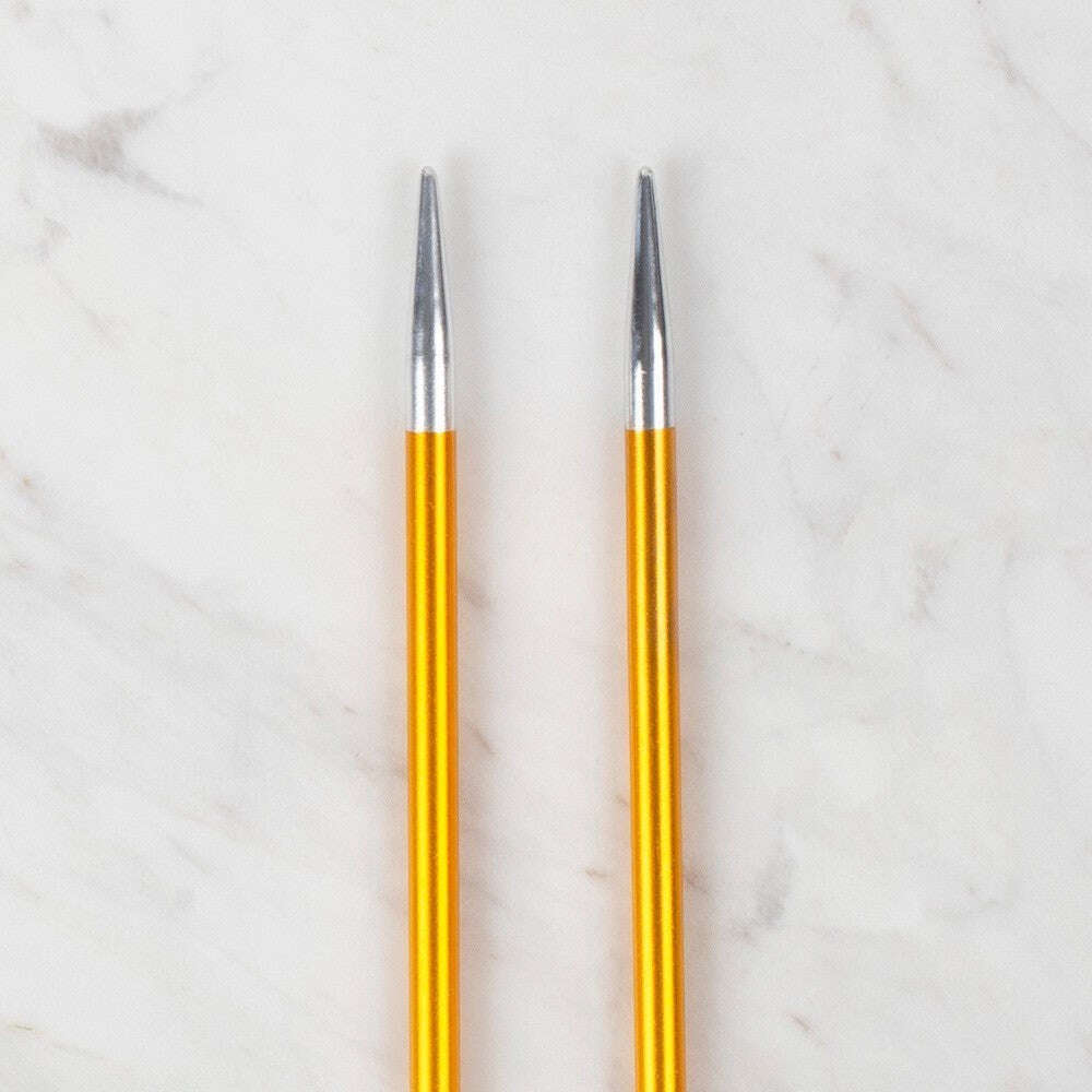 Loren Rythm 5mm Sarı Renkli Metal Örgü Şişi - UcuzaGeliyor