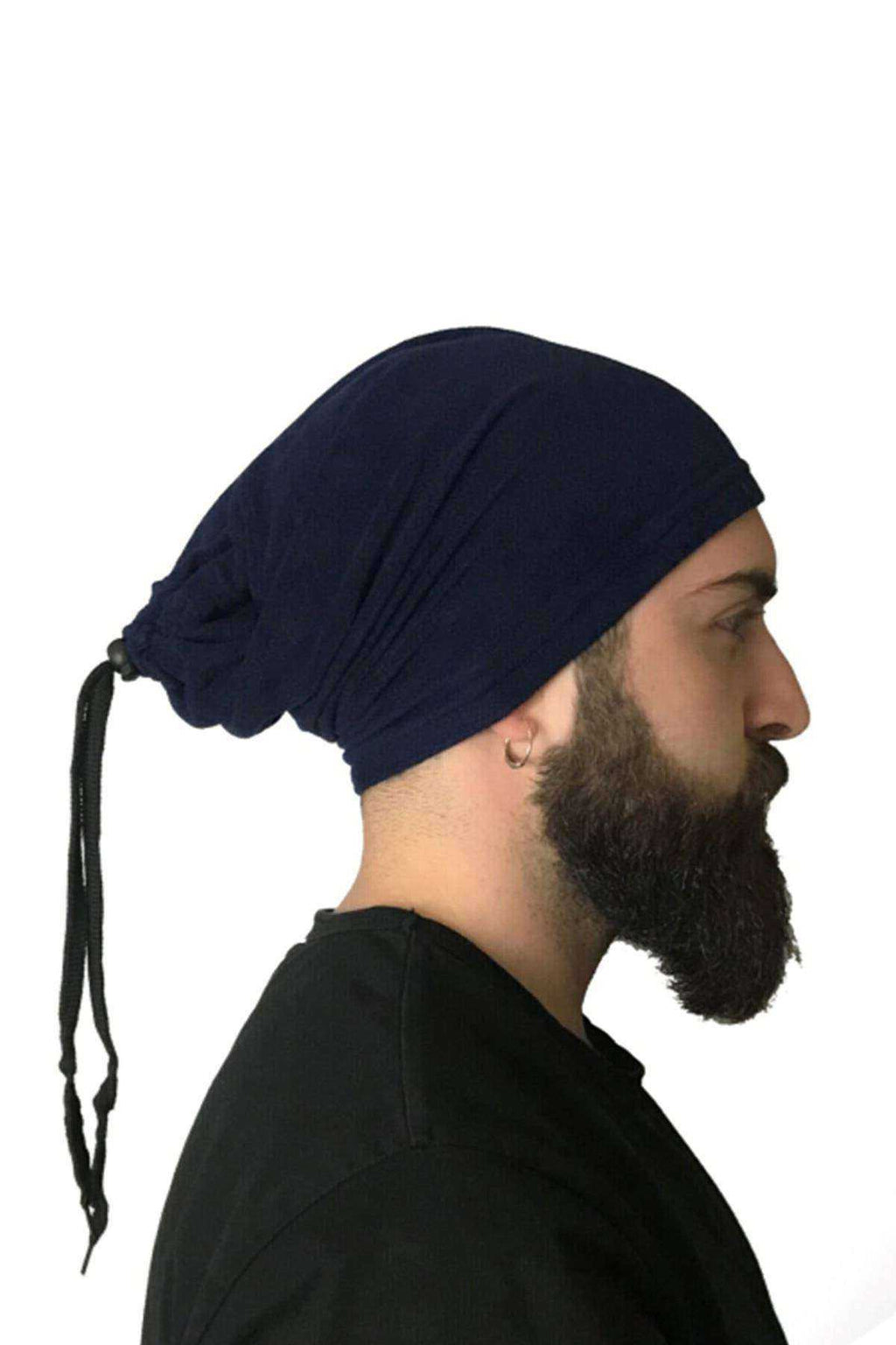 2 Adet Polar İpli Bere ve Boyunluk Siyah Lacivert - UcuzaGeliyor