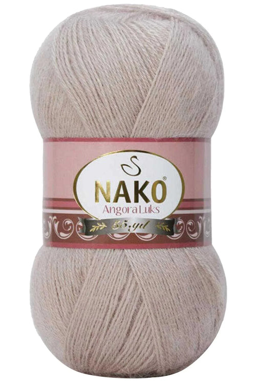 1 Adet Angora Lüks El Örgü İpi Pembeli Gri 3079 - UcuzaGeliyor