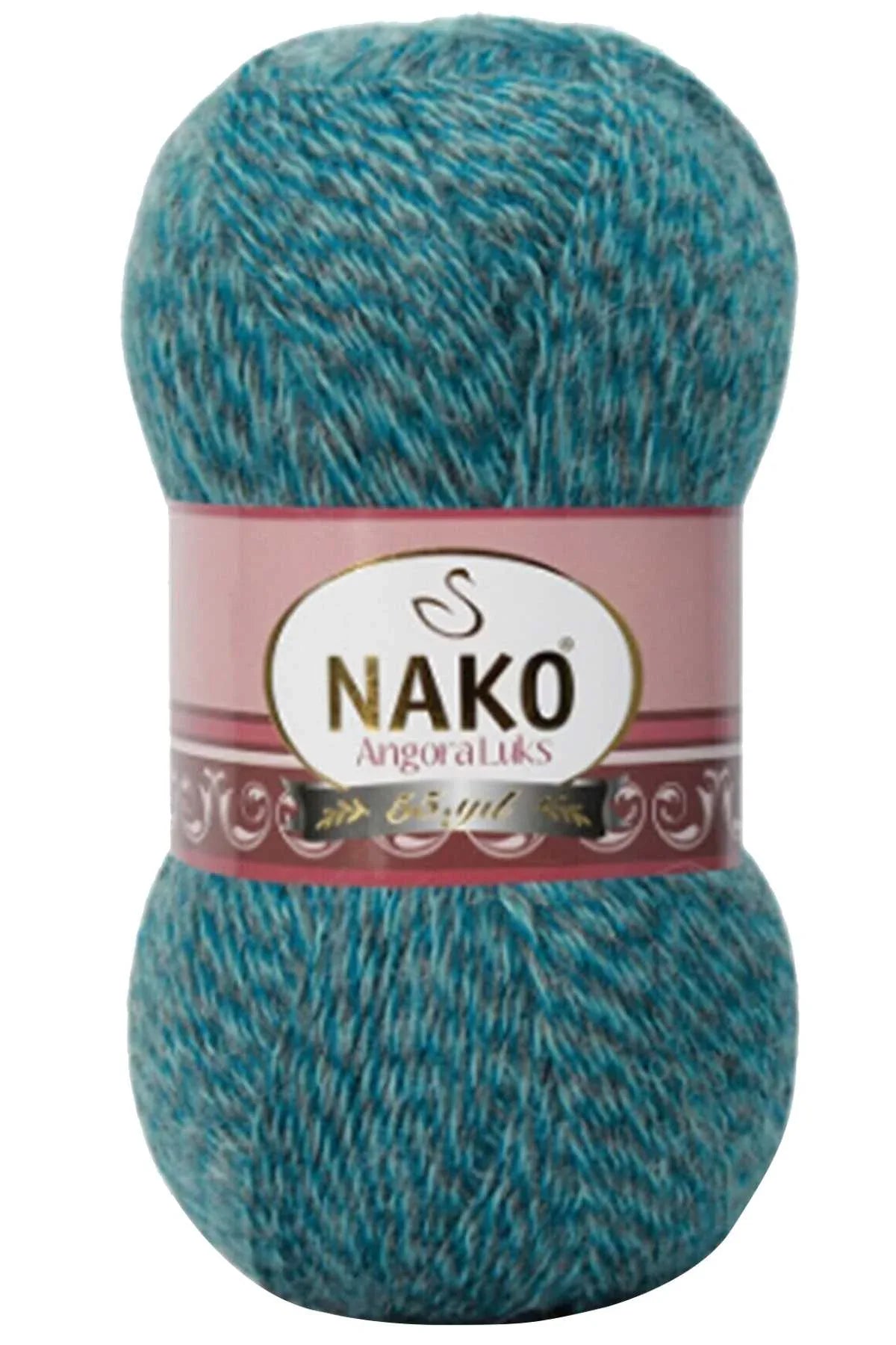 1 Adet Angora Lüks El Örgü İpi Petrol Muline 21357 - UcuzaGeliyor