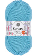 1 Adet Baby One Tüylenmeyen El Örgü İpi Yünü Turkuaz K576 - UcuzaGeliyor