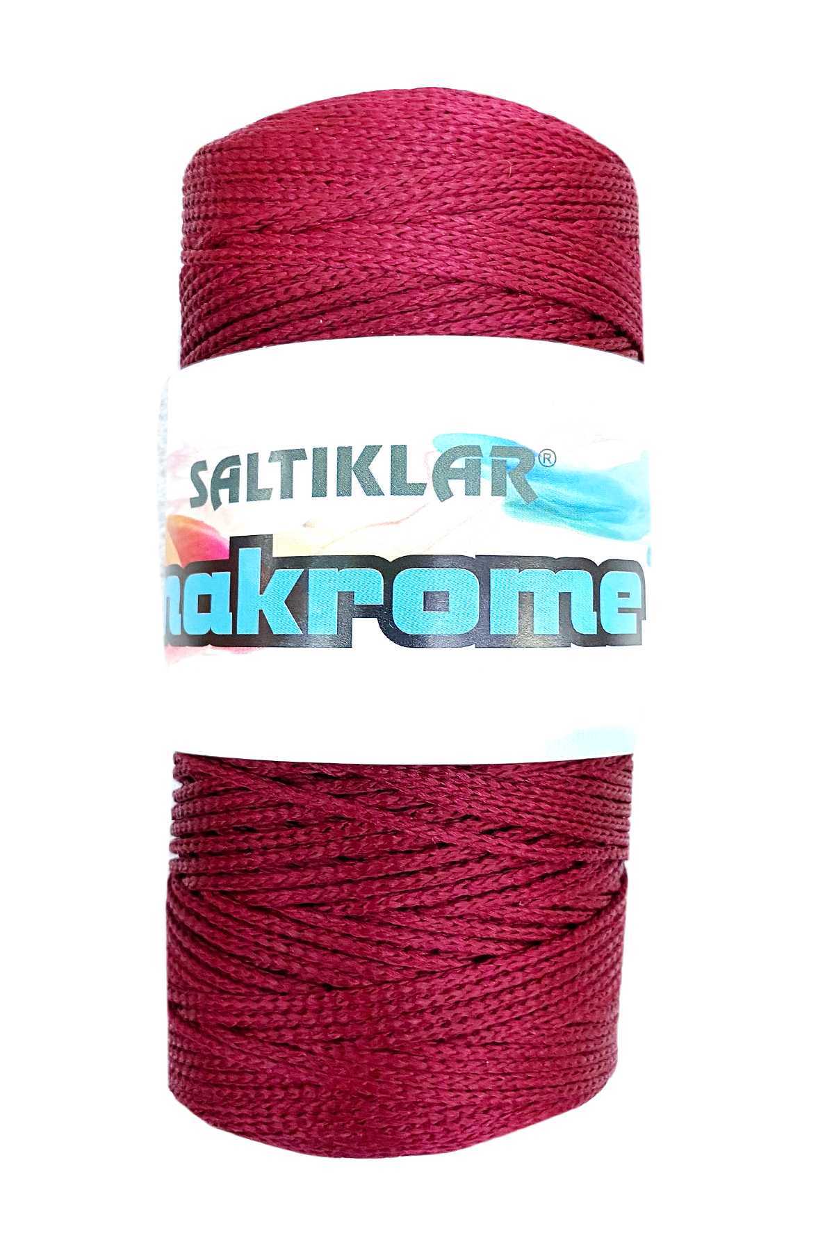 1 Adet Polyester Makrome İpi 1560 Bordo 100 gr
