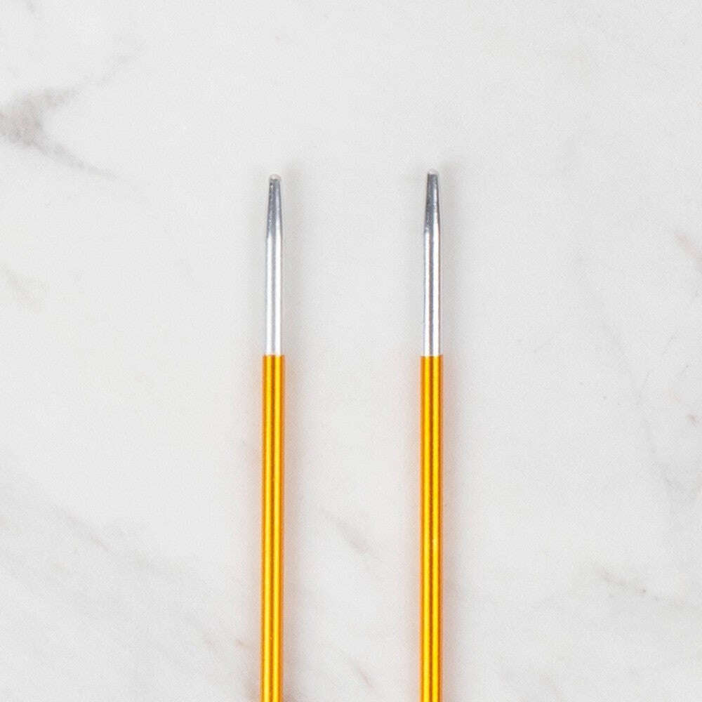 Loren Rythm 2,5mm Sarı Renkli Metal Örgü Şişi - UcuzaGeliyor