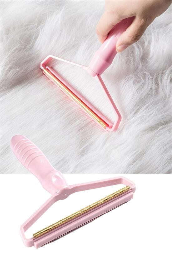 GENEL® Çift Taraflı Elbise Kazak Plastik Kumaş Tüy Alma ve Tiftik Temizleyici Toplayıcı Taşınabilir - UcuzaGeliyor