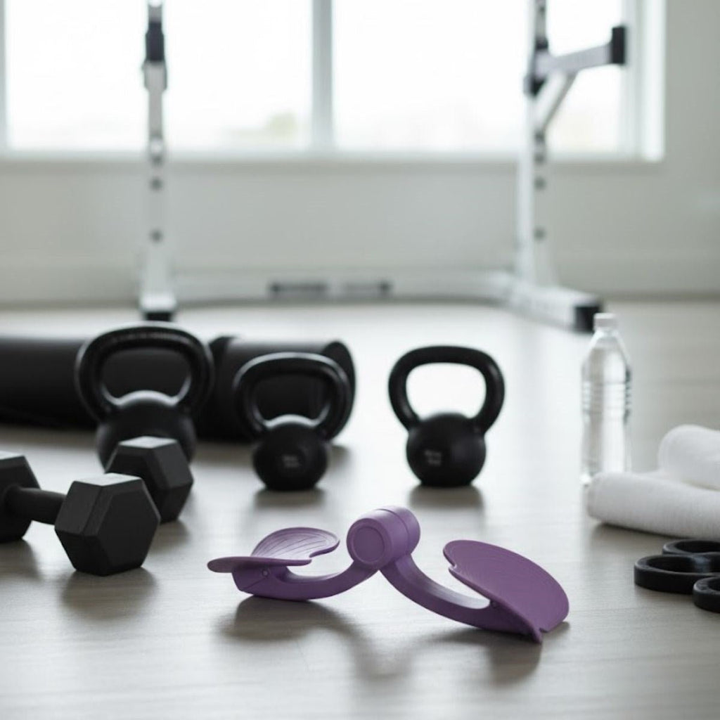 BUFFER® Bacak Arası İncelten Egzersiz Aleti - İç Bacak Sıkılaştırıcı, Pelvik Kas Güçlendirici Plastik Spor Aparatı - UcuzaGeliyor