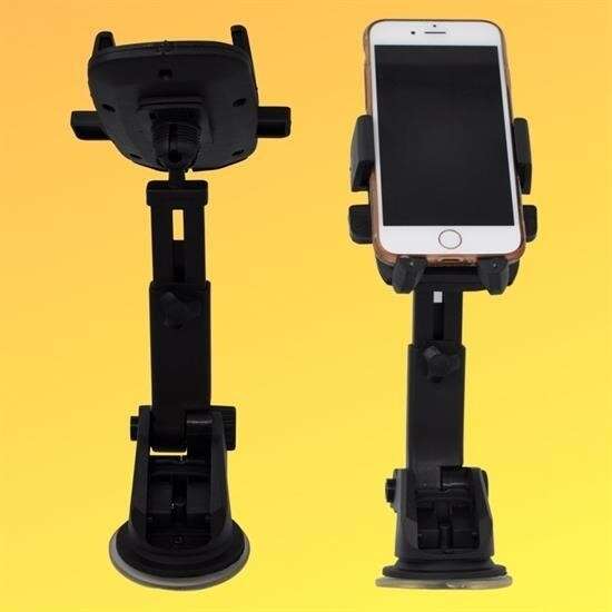 GENEL® 360 Derece Dönen Torpido Üstü Uzunluk Ayarlamalı Vantuzlu Teleskopik Araç Telefon Tutucu - UcuzaGeliyor