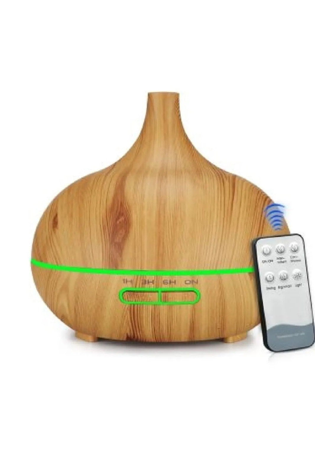 SONX Aroma Difüzörü Gece Işığı 7 Led Hava Nemlendirici Kumandalı Buhar Makinesi 500 ml