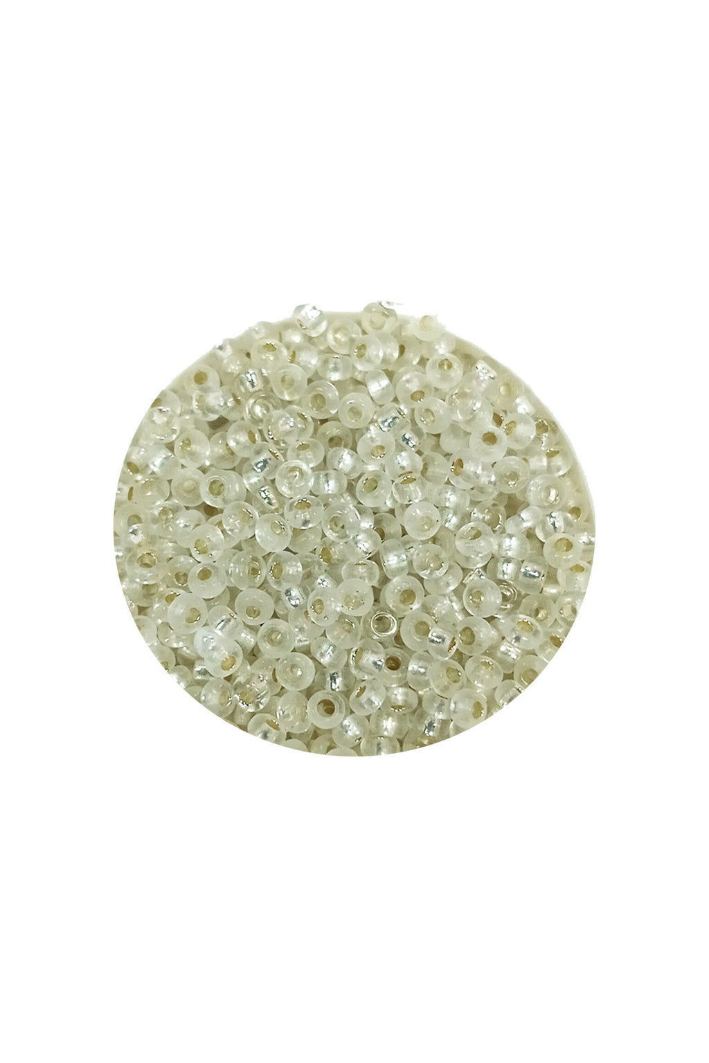 Dökme Cam Kum Boncuk (11/0) 2 mm - 20 Gram -  Şeffaf - BNC034