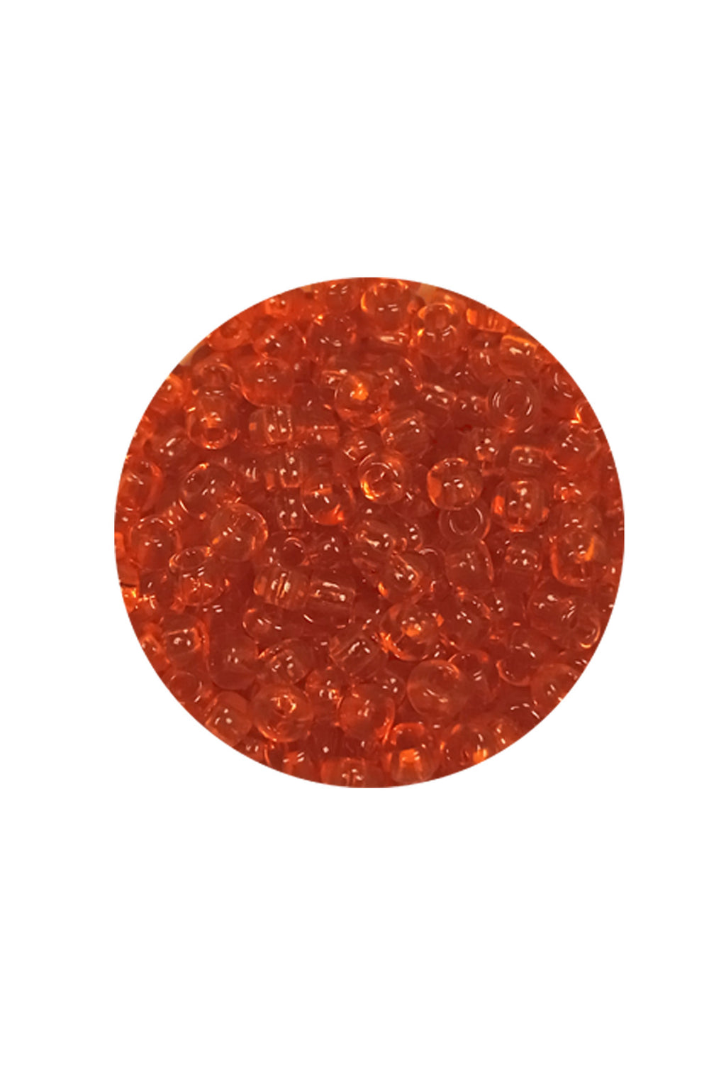 Dökme Cam Kum Boncuk (8/0) 3 mm - 20 Gram - Şeffaf Turuncu - BNC165