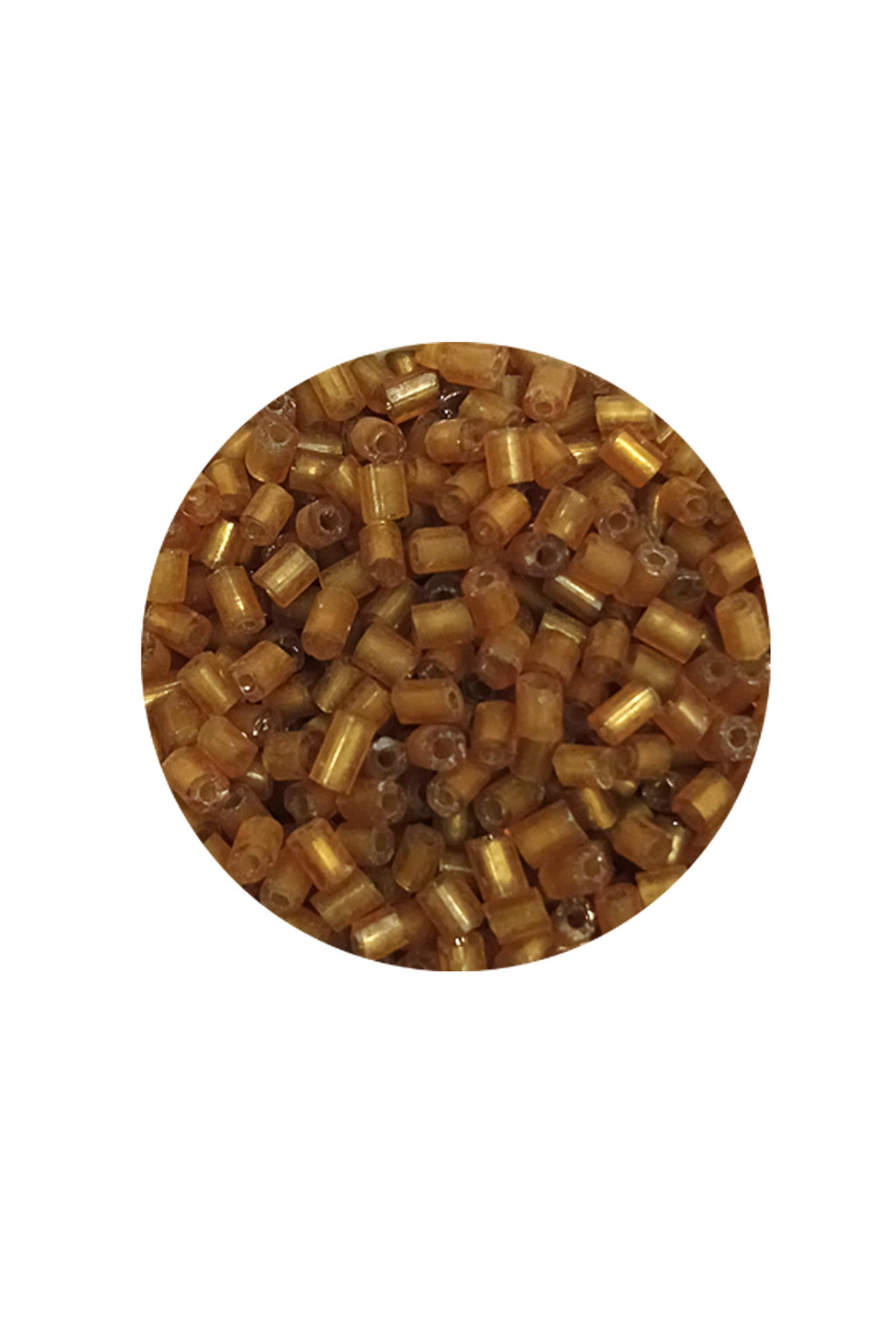 Kesme Cam Boncuk 2mm - 20 Gram - Şeffaf Kahverengi -BNC306