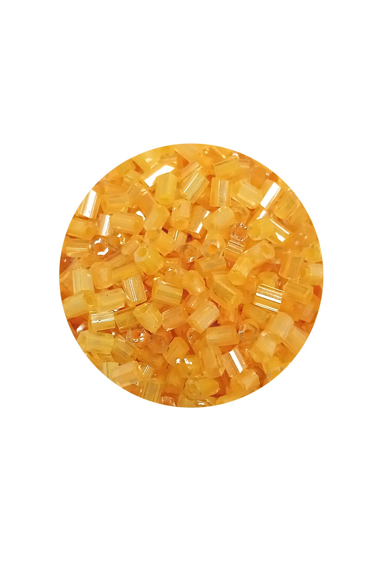 Kesme Cam Boncuk 2mm - 20 Gram - Şeffaf Koyu Sarı -BNC313