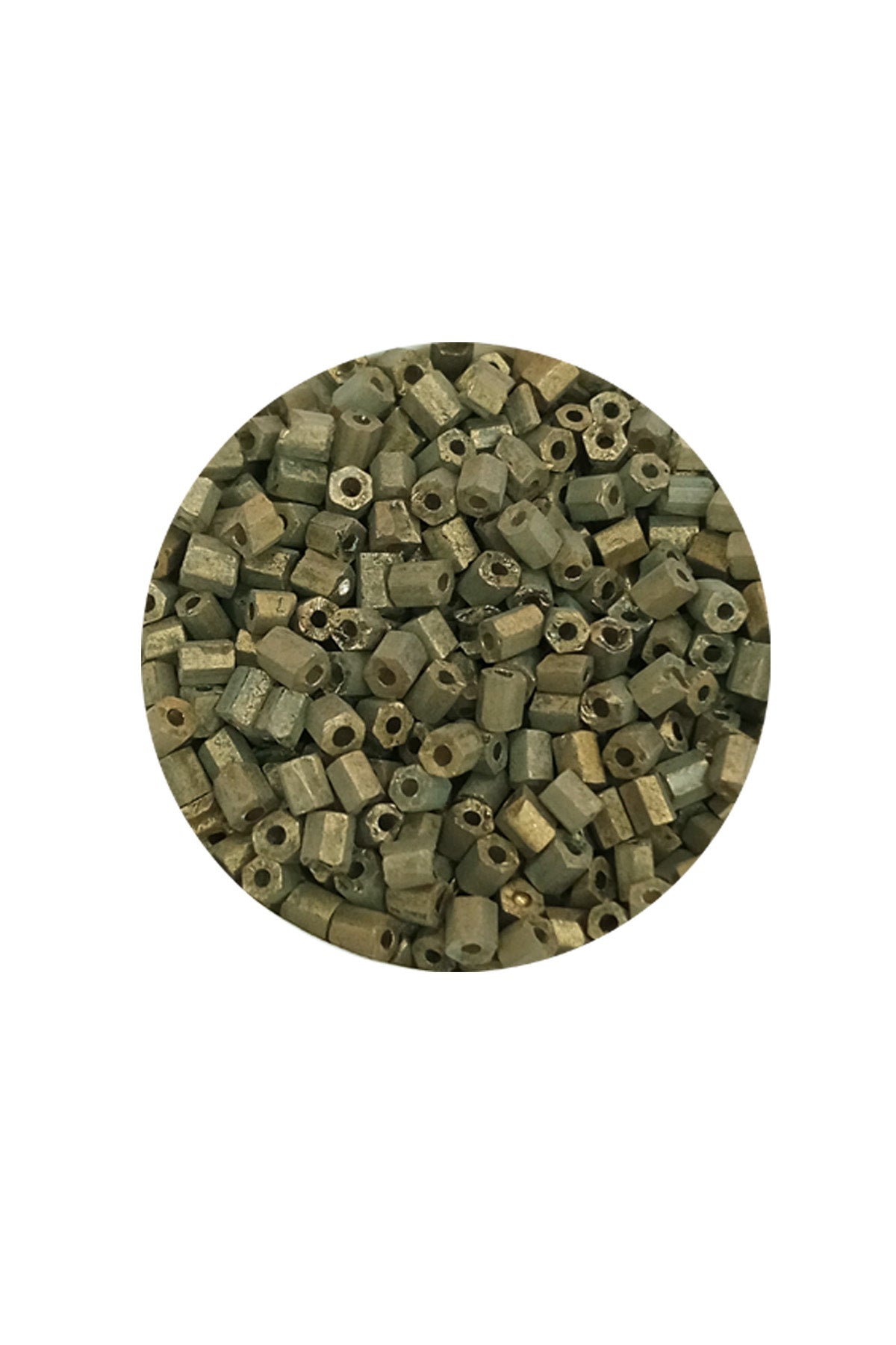 Kesme Cam Boncuk 2mm - 20 Gram - Mat Asker Yeşili -BNC317