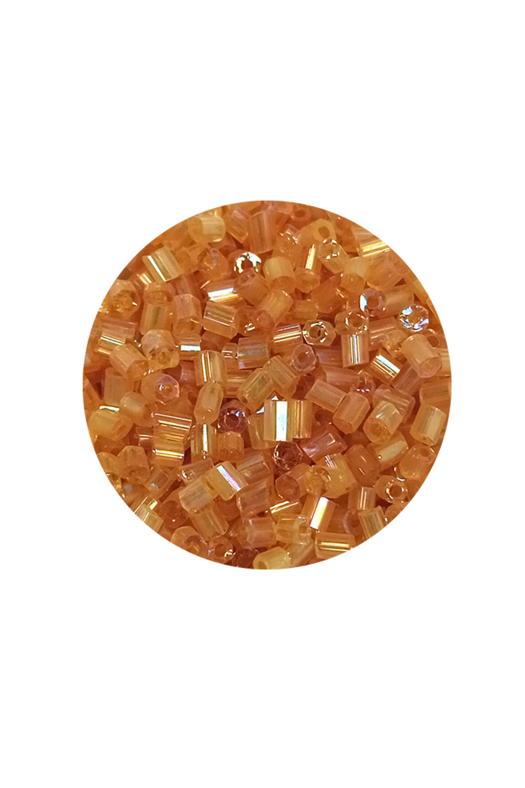 Kesme Cam Boncuk 2mm - 20 Gram - Şeffaf Altın -BNC318