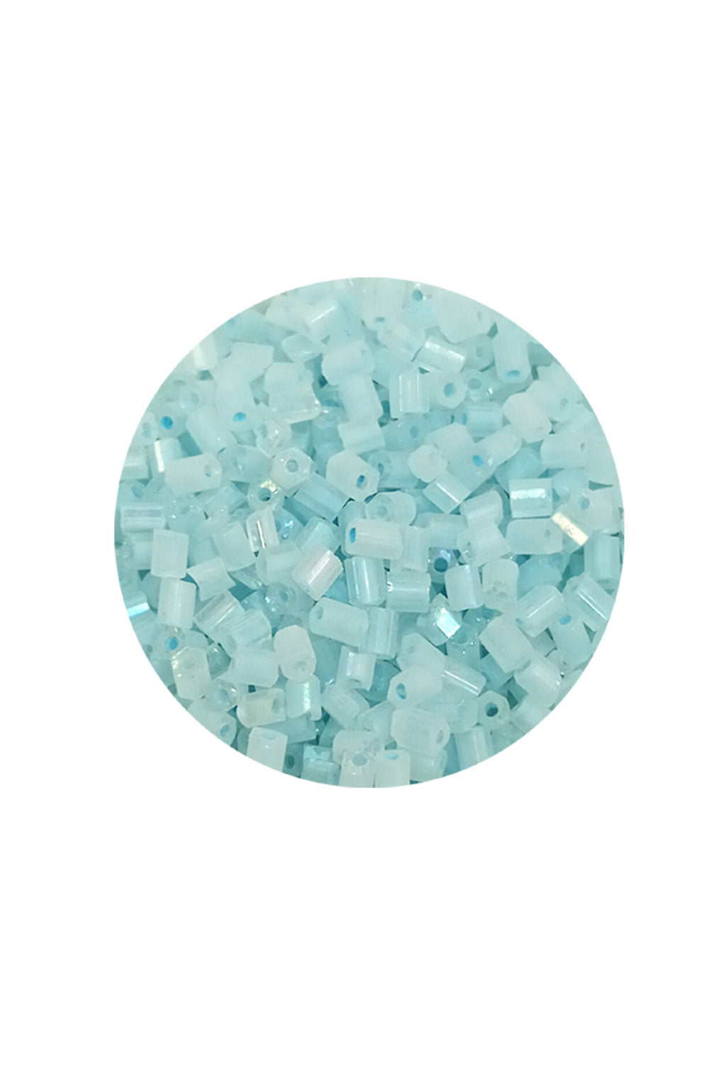 Kesme Cam Boncuk 2mm - 20 Gram - Maz Buz Mavi -BNC321