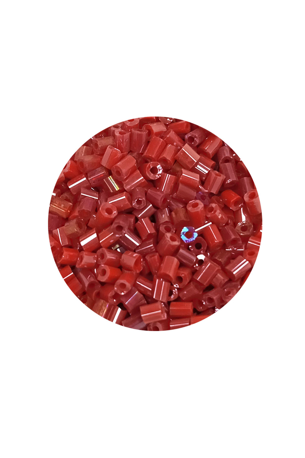 Kesme Cam Boncuk 2mm - 20 Gram - Koyu Kırmızı -BNC322