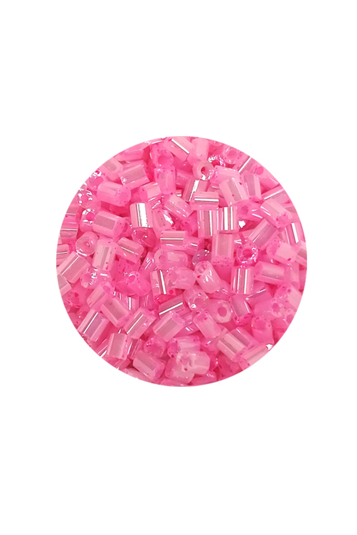 Kesme Cam Boncuk 2mm - 20 Gram - Pembe -BNC323