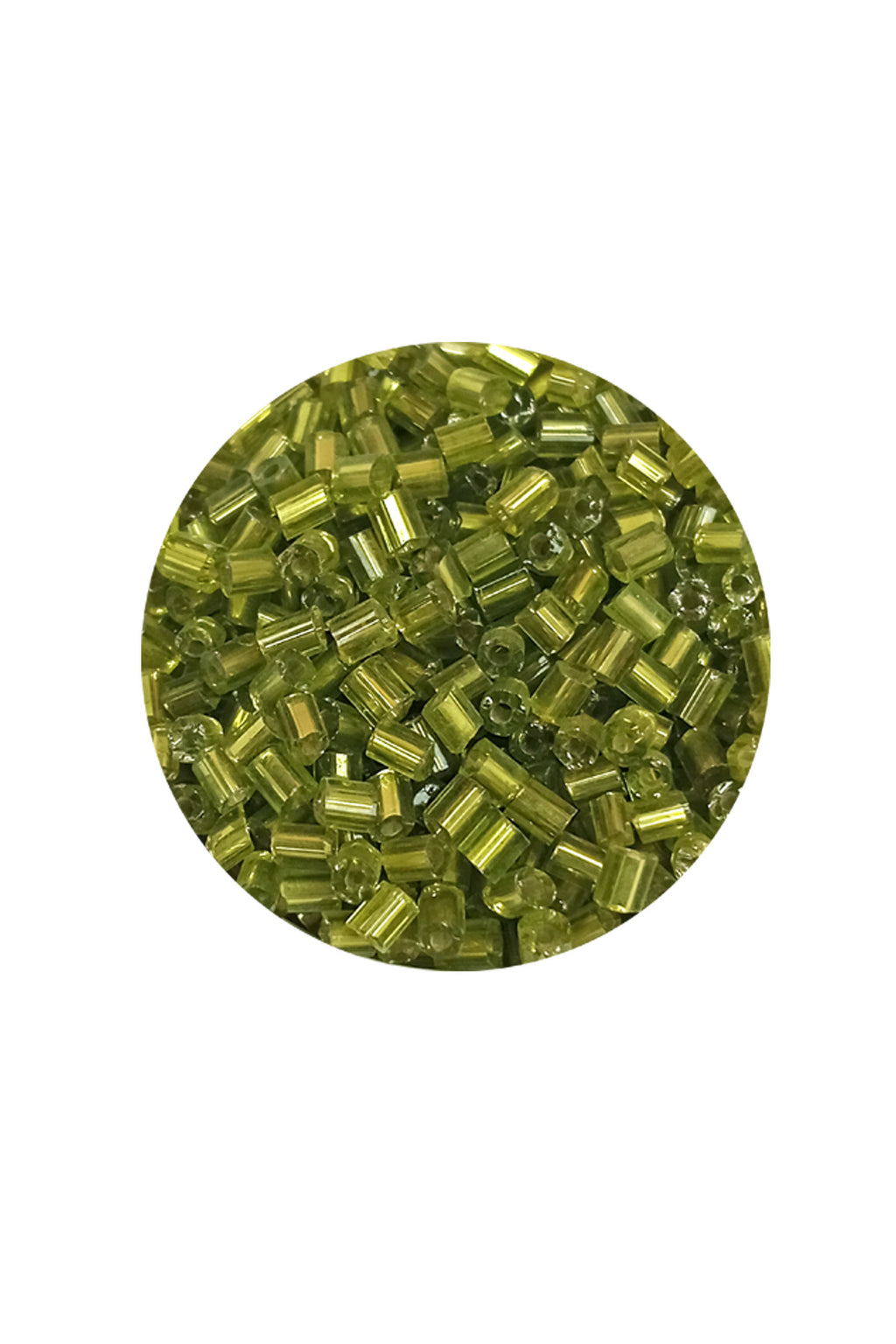 Kesme Cam Boncuk 2mm - 20 Gram - Şeffaf Çimen Yeşili -BNC345