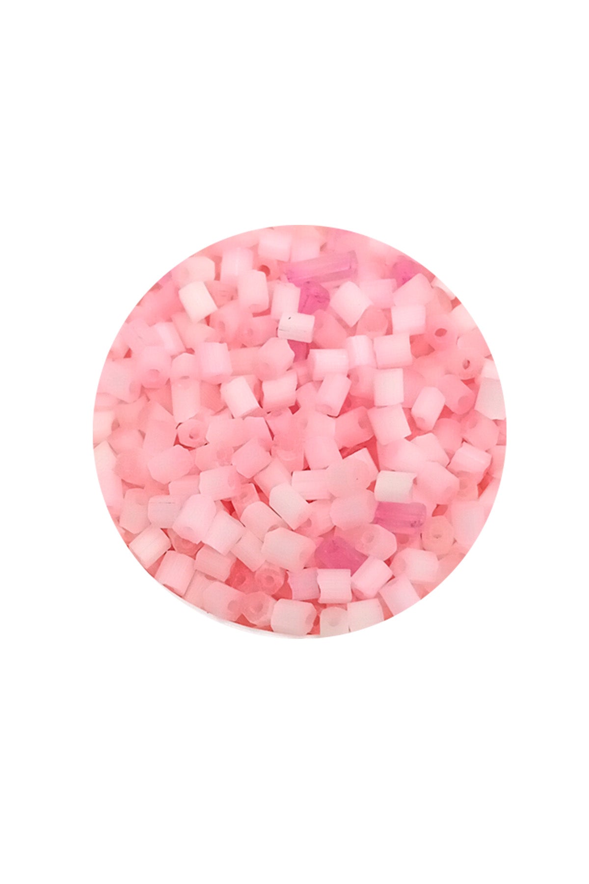 Kesme Cam Boncuk 2mm - 20 Gram - Şeker Pembe -BNC350