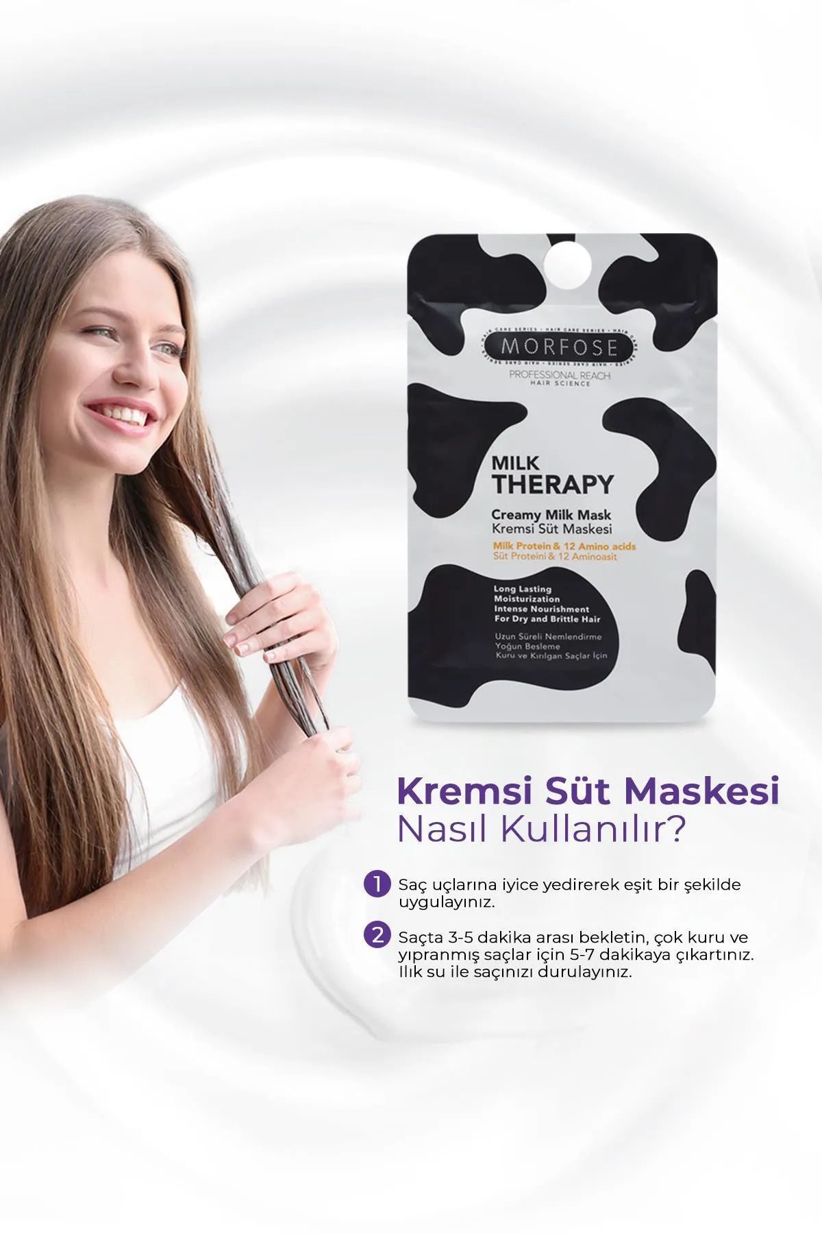 Milk Therapy Kremsi Süt Maskesi 25 ML (24 ADET) - Bakım ve Canlılık - mrfs