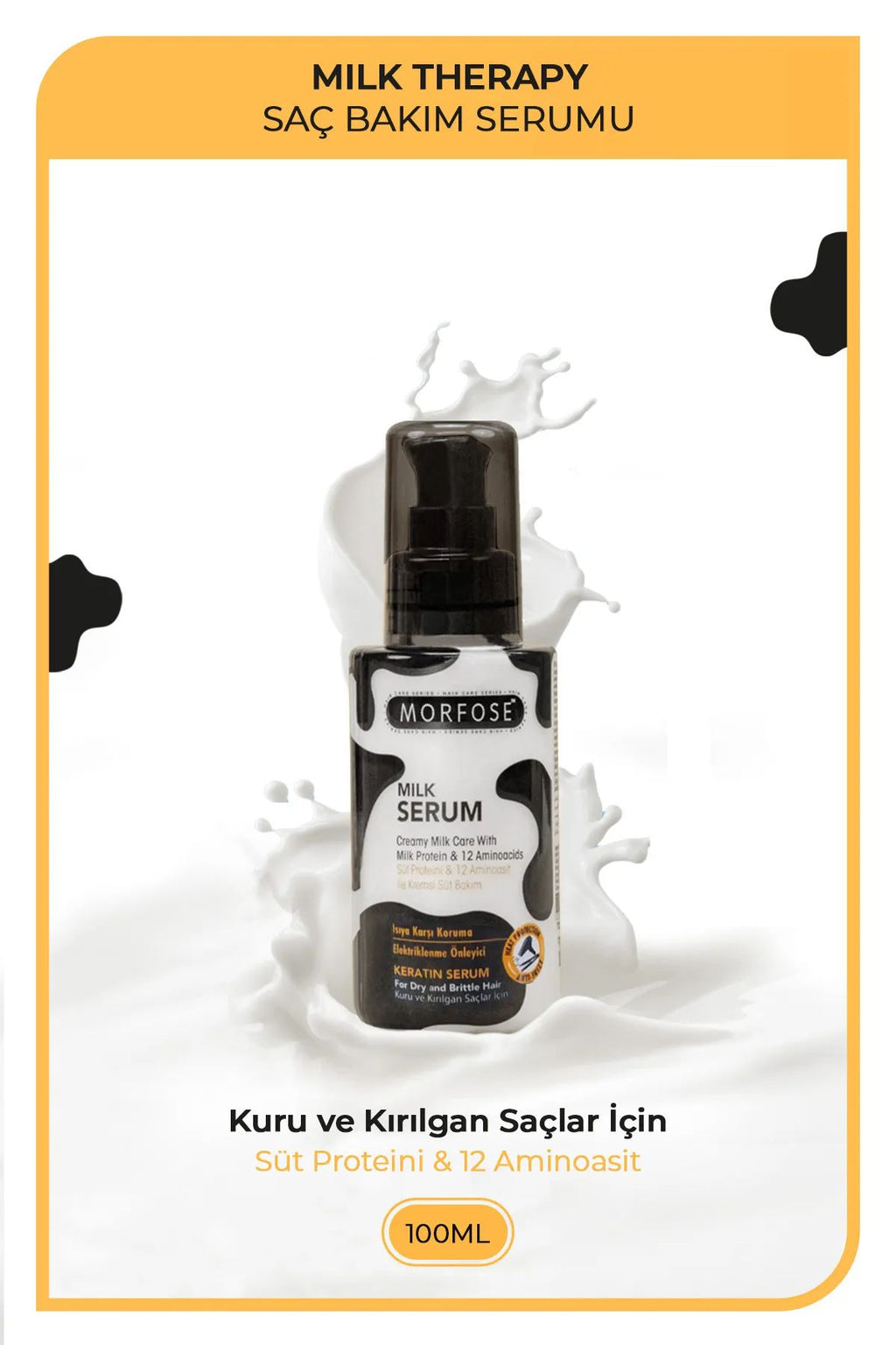 Milk Therapy Kremsi Saç Serum 100 ML - Onarıcı Bakım - mrfs