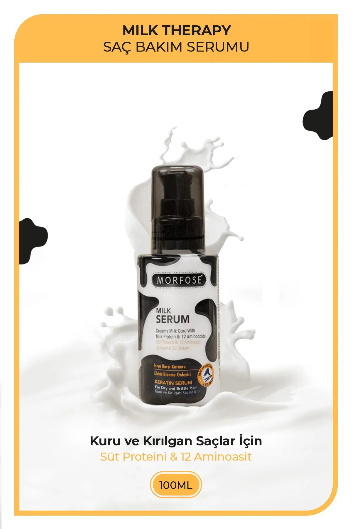 Milk Therapy Kremsi Saç Serum 100 ML - Onarıcı Bakım - mrfs