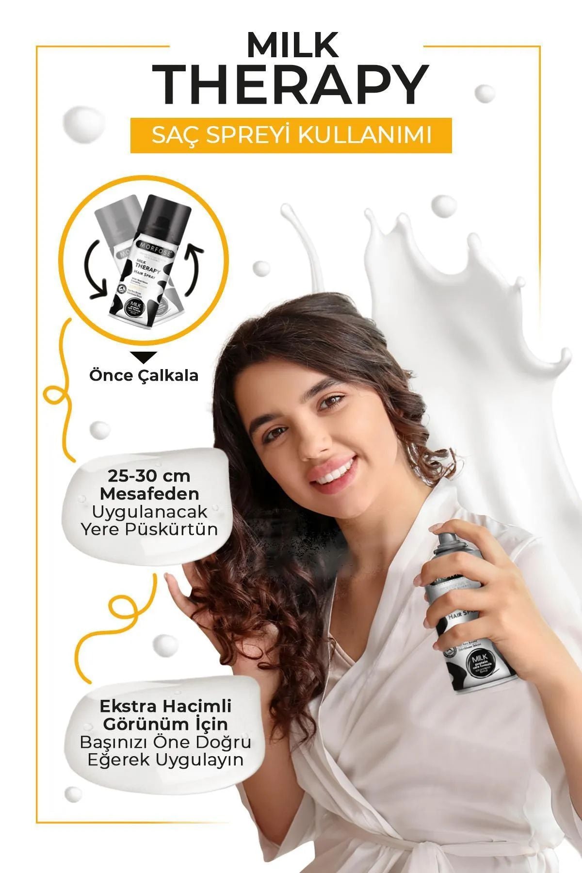 Milk Therapy Saç Spreyi 75 ML - Besleyici Koruyucu Etki - mrfs