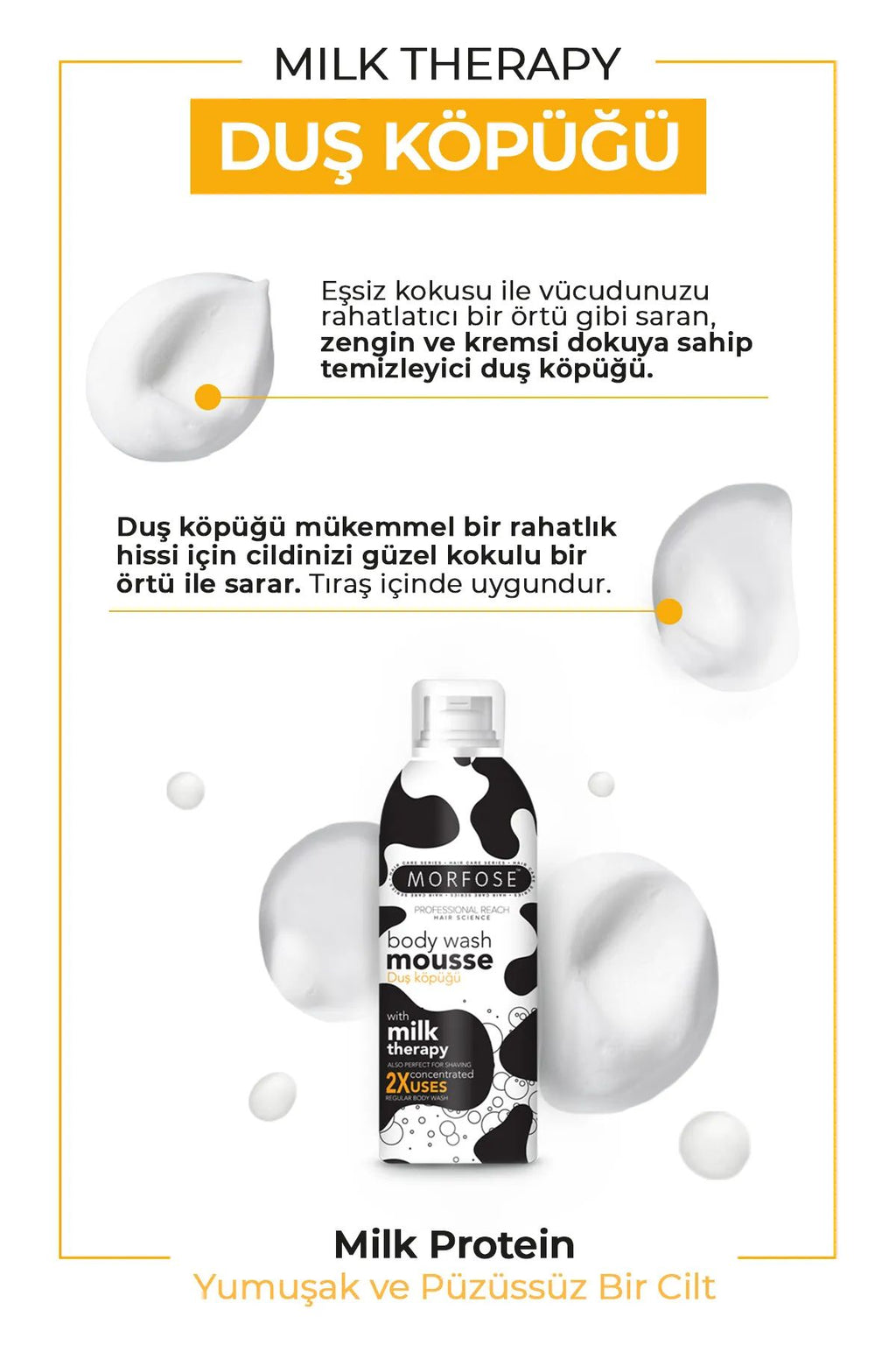 Milk Therapy Duş Köpüğü 200 ML - mrfs