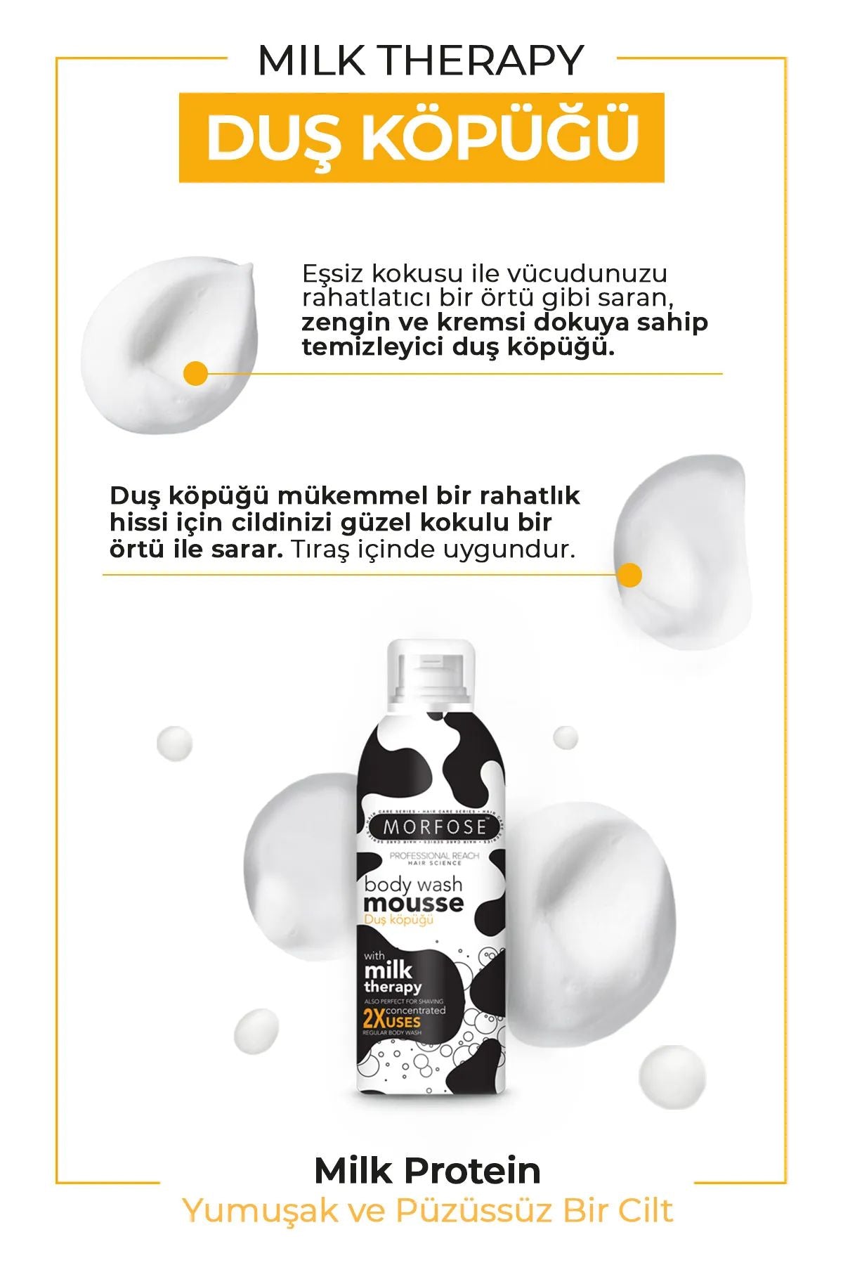 Milk Therapy Duş Köpüğü 200 ML - mrfs