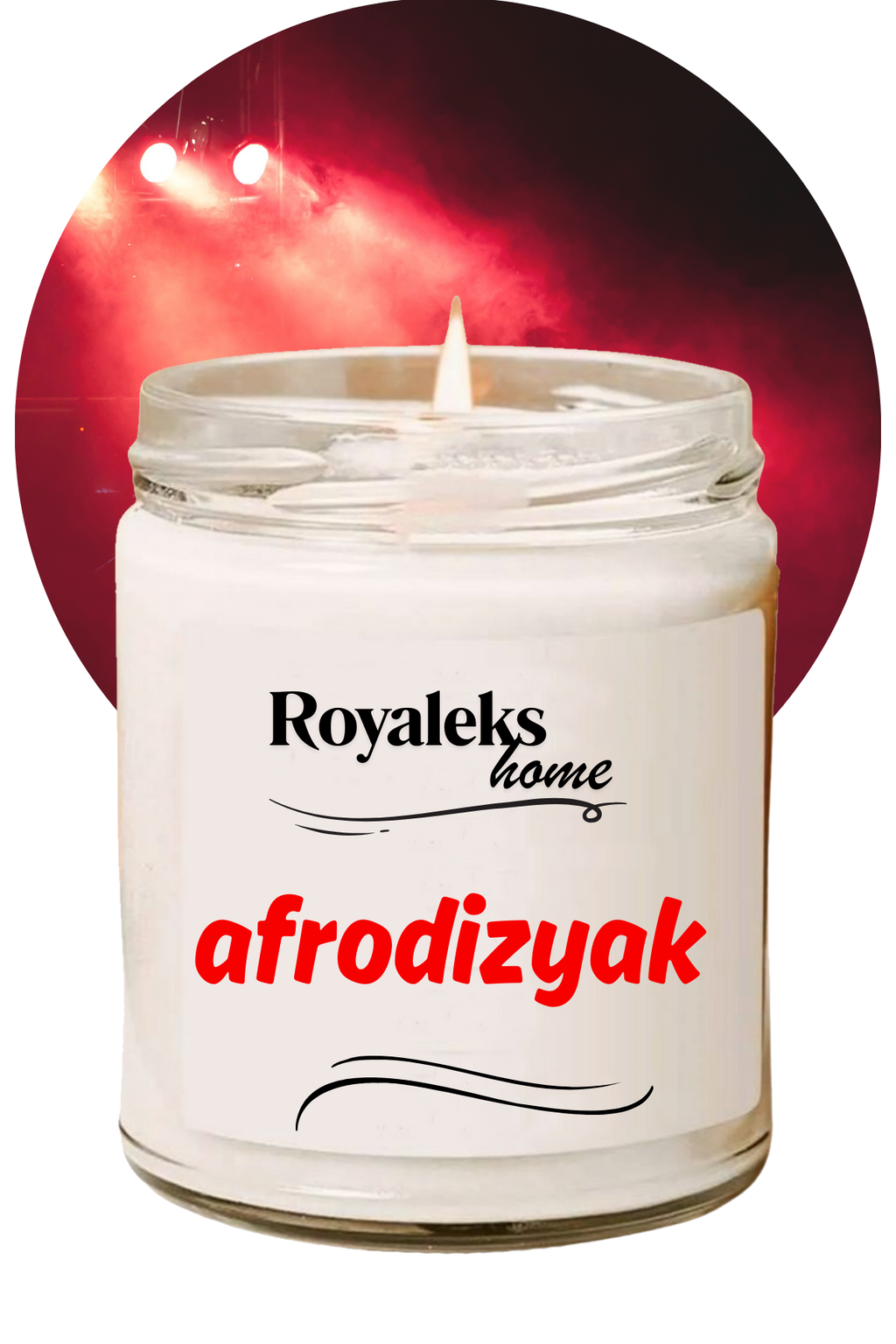 Doğal Özel Seri Kokulu Dekoratif Kavanoz Mum 210 cc - Afrodizyak - RYL