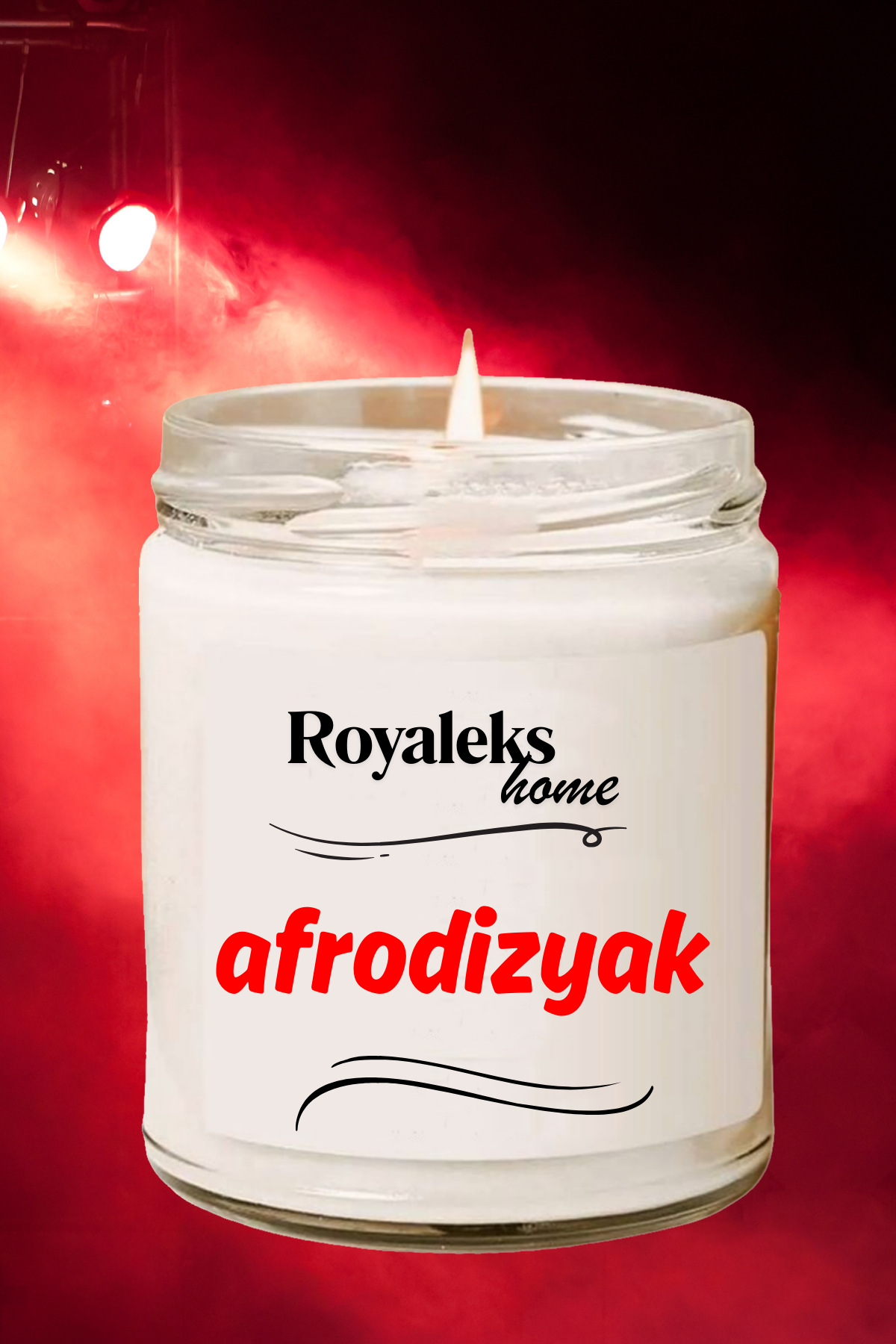 Doğal Özel Seri Kokulu Dekoratif Kavanoz Mum 210 cc - Afrodizyak - RYL