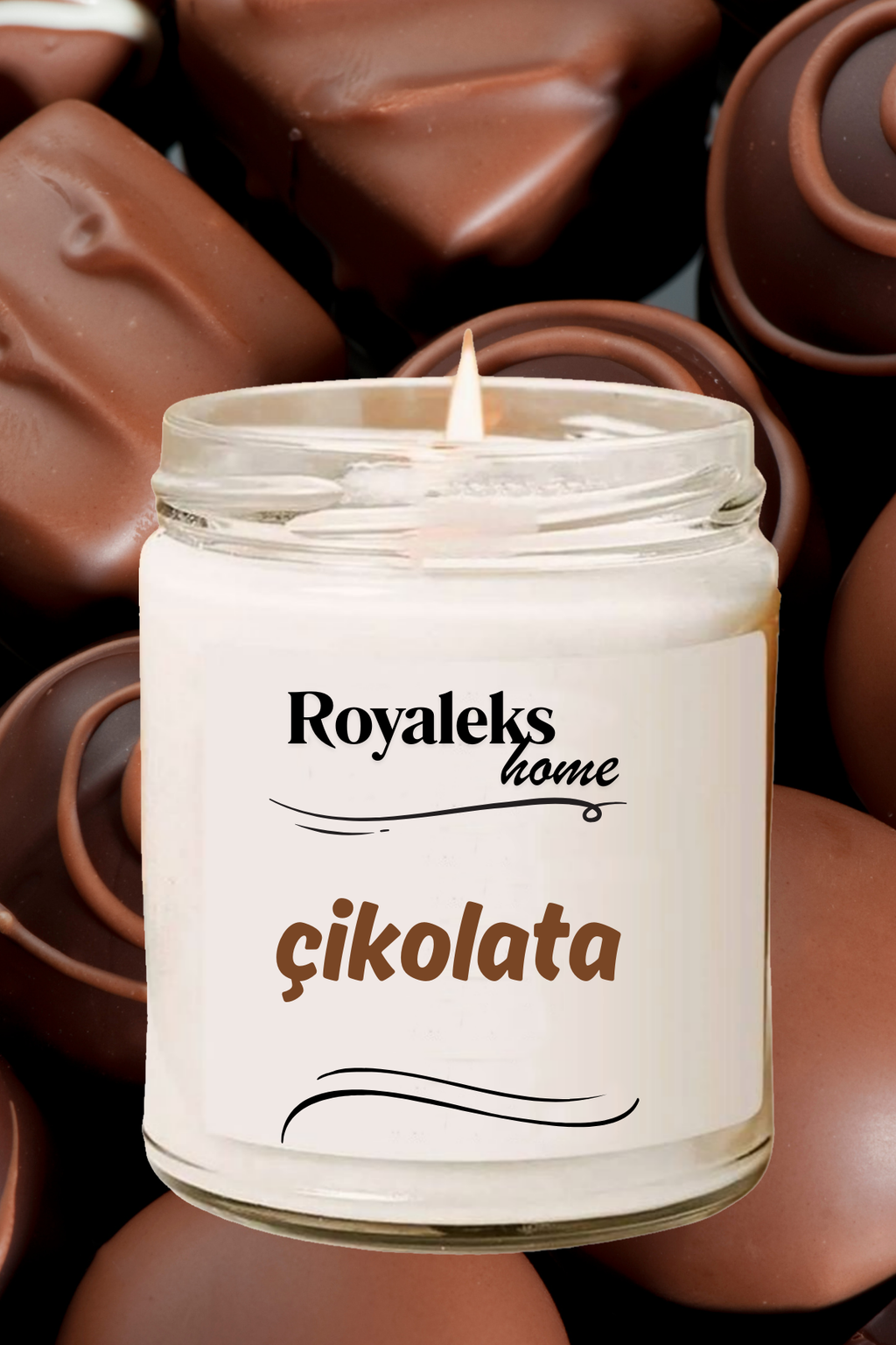 4 Adet Doğal Özel Seri Kokulu Dekoratif Kavanoz Mum 4X210 cc - Ateşli Set - RYL