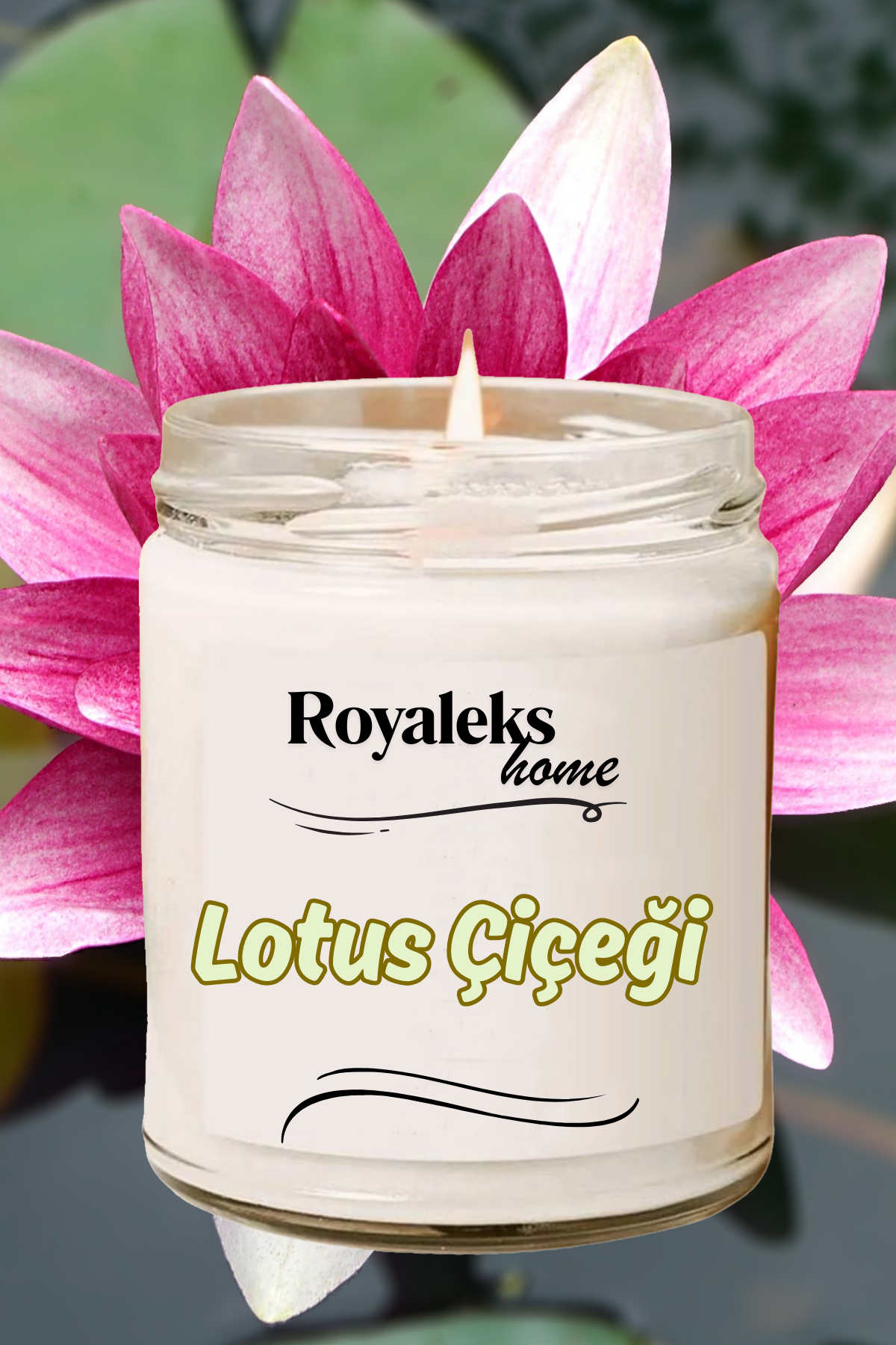 4 Adet Doğal Özel Seri Kokulu Dekoratif Kavanoz Mum 4X210 cc - Bahar Seti - RYL