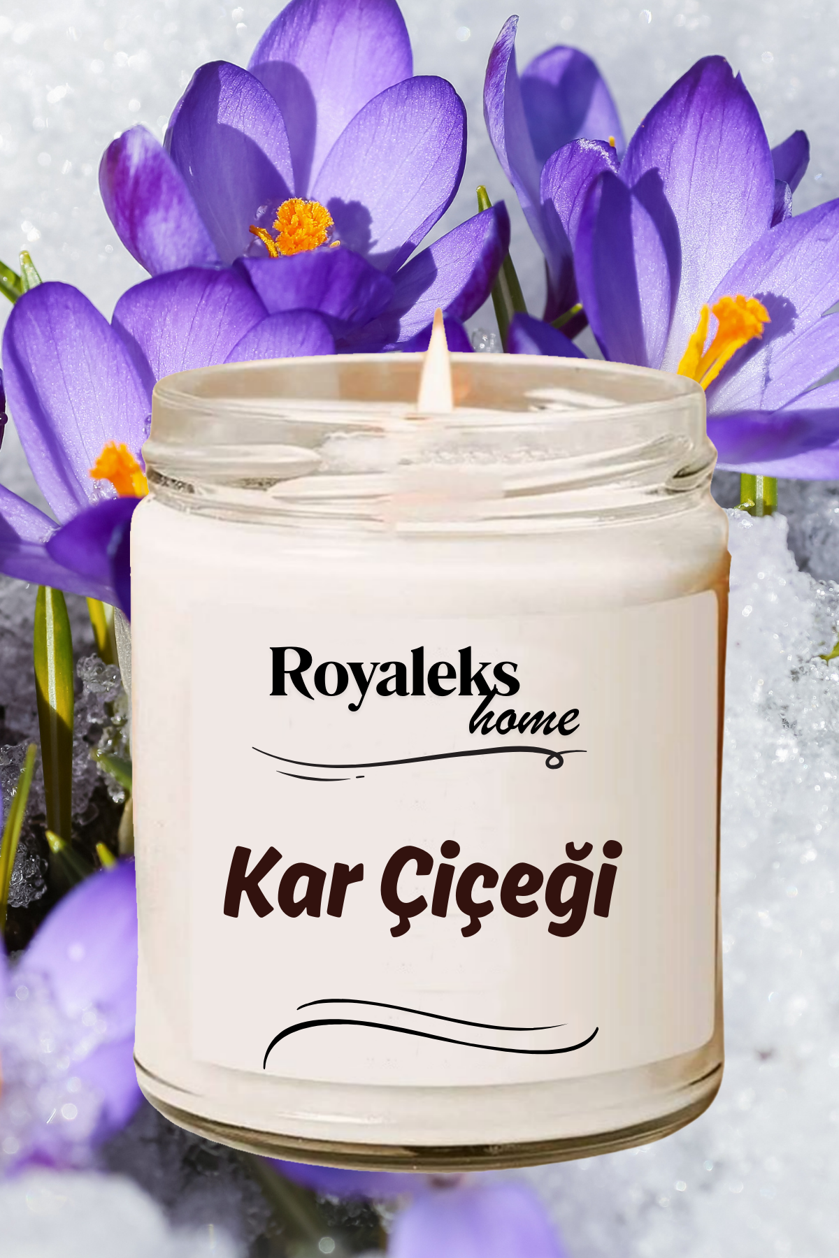 4 Adet Doğal Özel Seri Kokulu Dekoratif Kavanoz Mum 4X210 cc - Bahar Seti - RYL