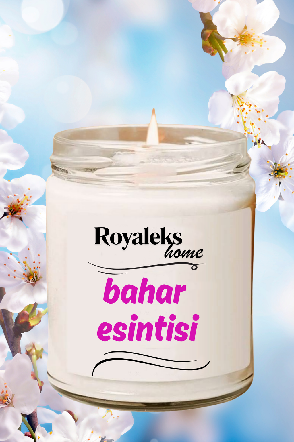 4 Adet Doğal Özel Seri Kokulu Dekoratif Kavanoz Mum 4X210 cc - Fresh Set - RYL