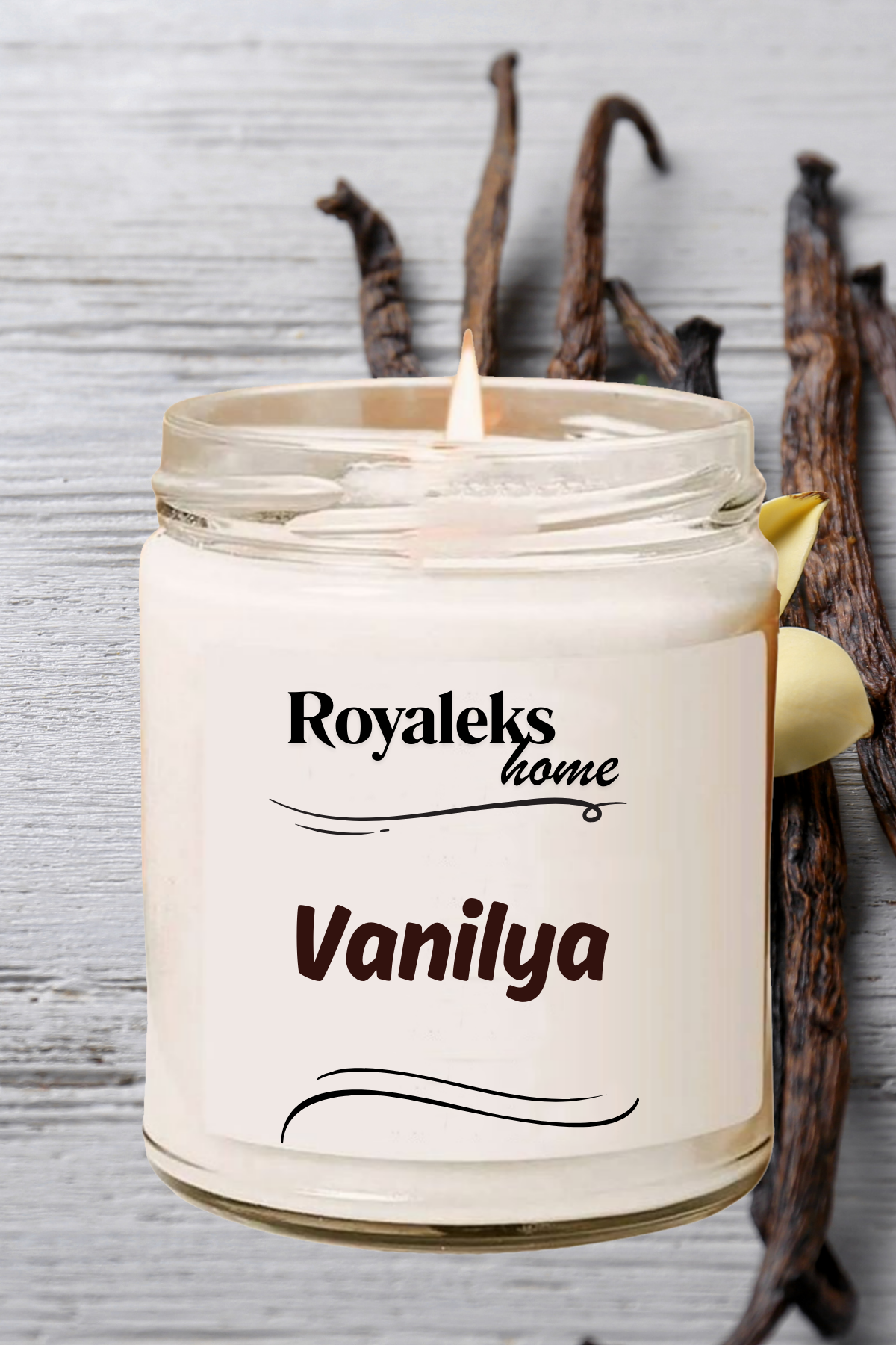 4 Adet Doğal Özel Seri Kokulu Dekoratif Kavanoz Mum 4X210 cc - Royal Set - RYL