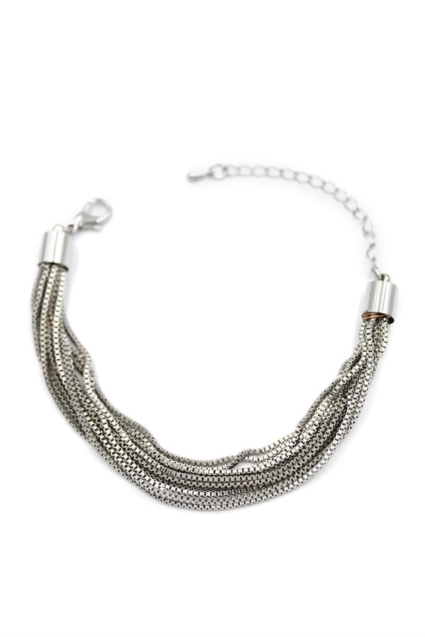 Zincirli Bileklik - Gümüş