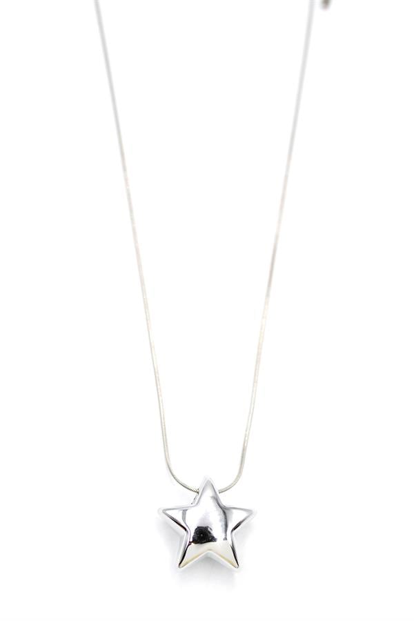 Yıldız Kolye - Gümüş
