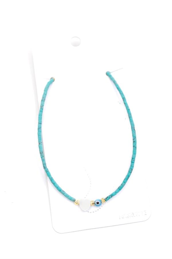 Afgan Boncuk Halhal - Su Yeşili