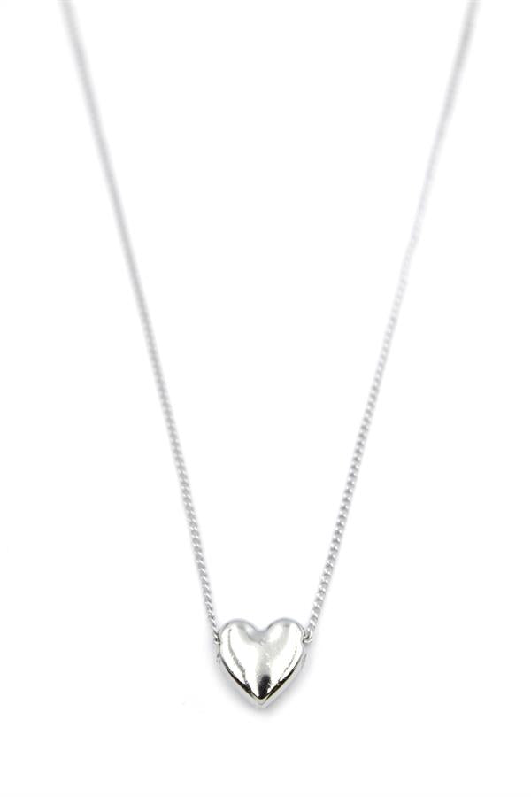 Kalp Kolye - Gümüş