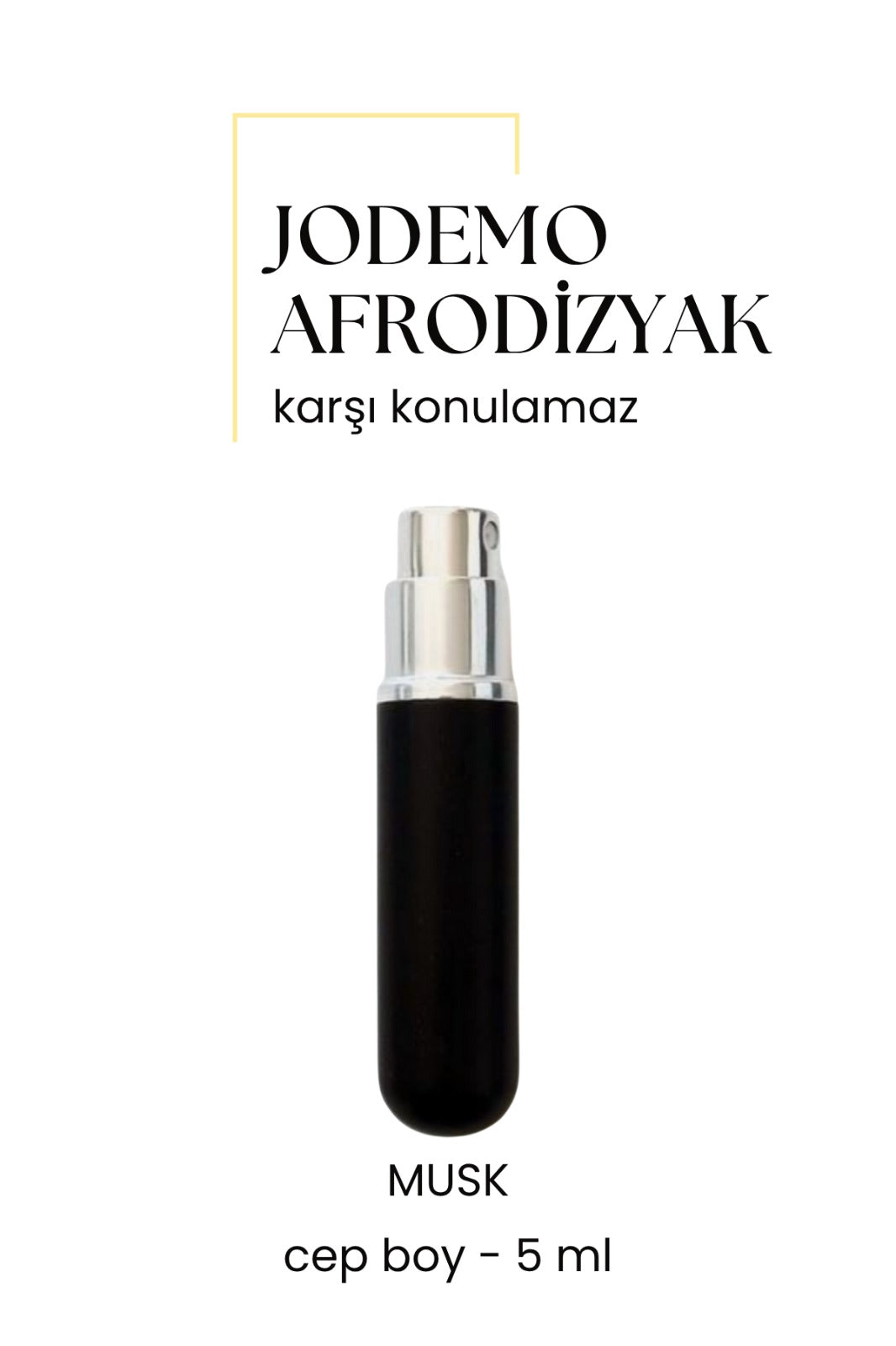 Afrodizyak Etkili Erkek Parfüm Cep Boy Musk 5ml