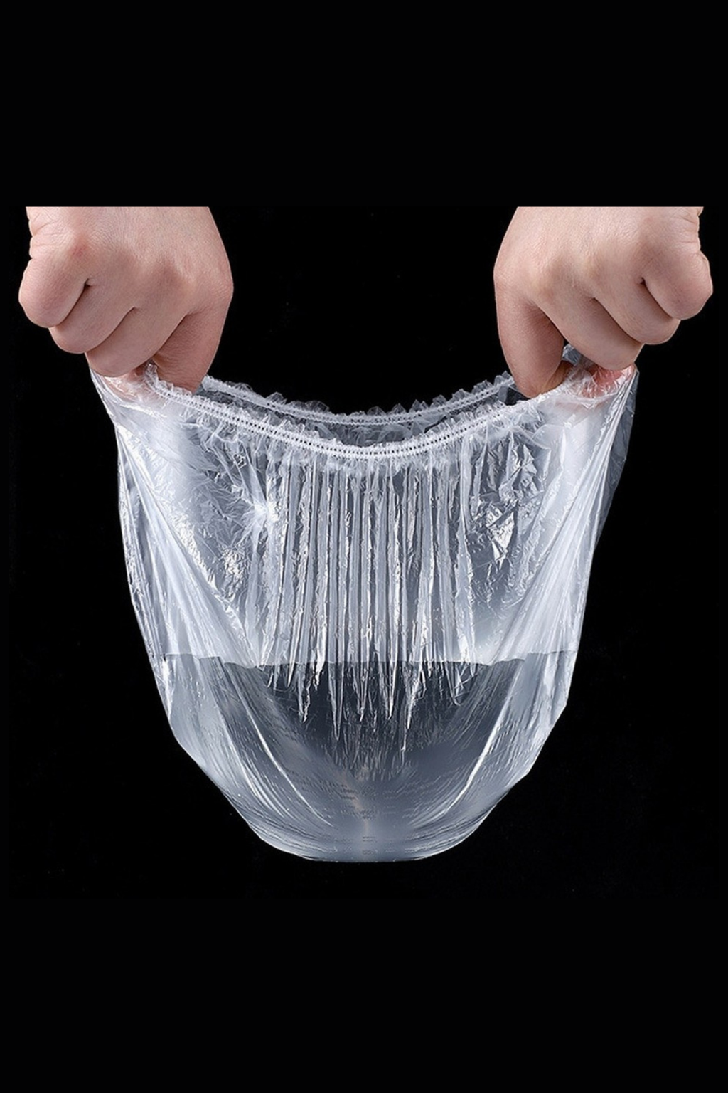 100 Adet Tazelik Koruyucu Tabak Tencere Gıda Bonesi  Çok Amaçlı Pratik Kapak Tencere Bonesi