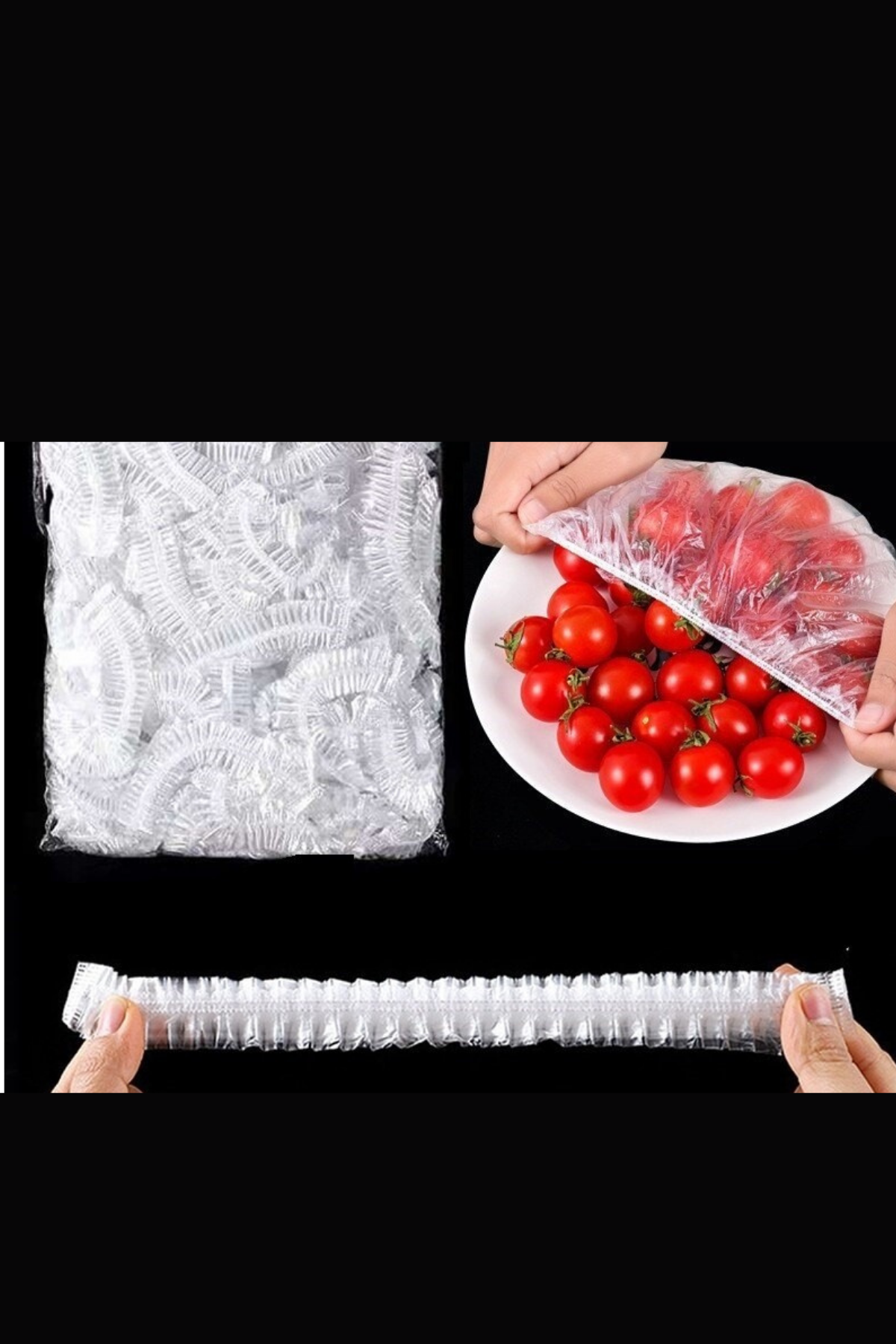 200 Adet Tazelik Koruyucu Tabak Tencere Gıda Bonesi  Çok Amaçlı Pratik Kapak Tencere Bonesi