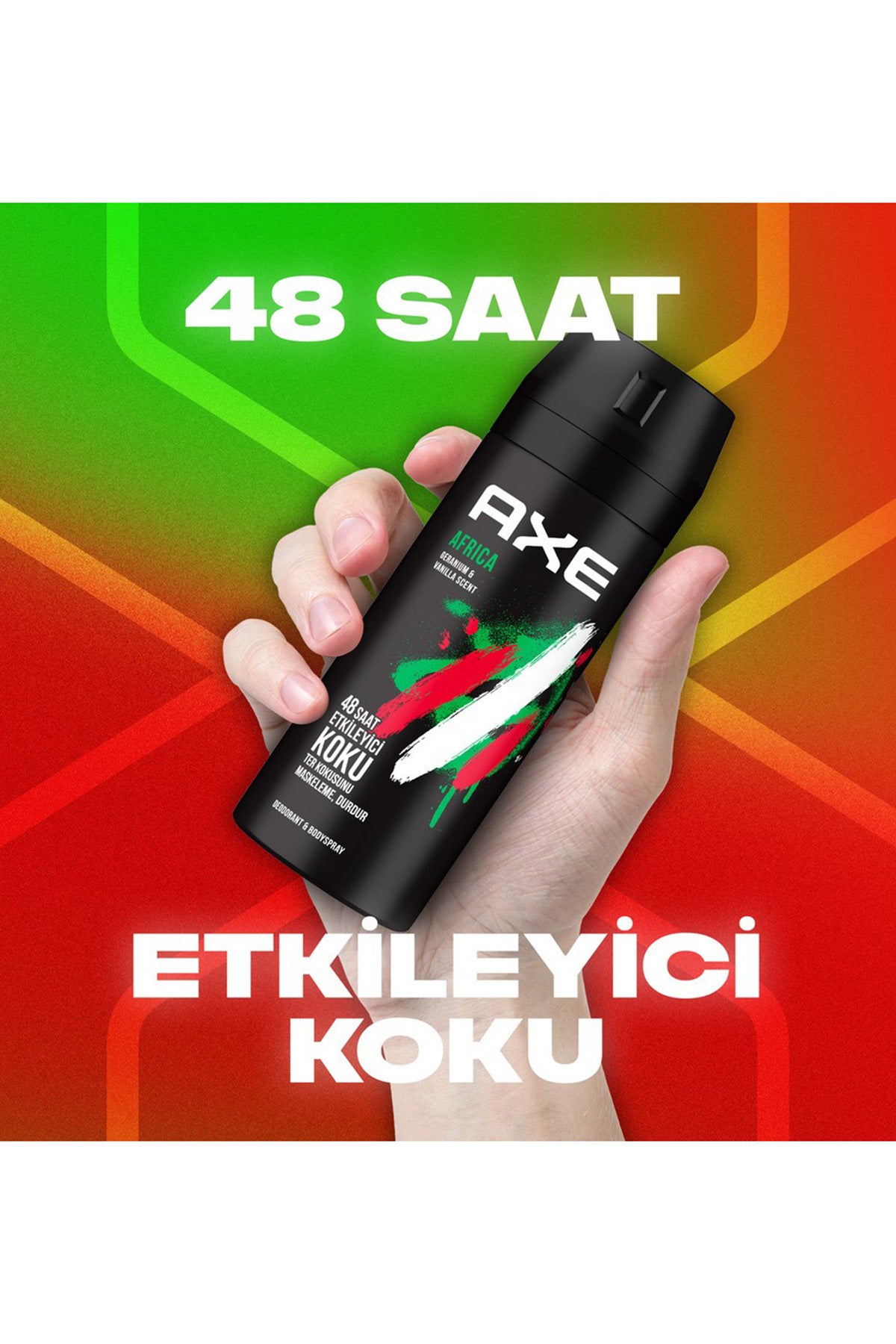 3 Adet Axe Africa Erkek Deodorant Sprey 150 ml