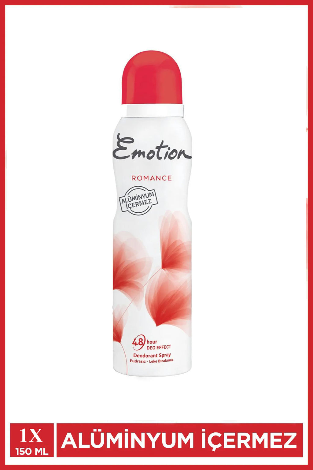 Emotion Romance Kadın Vegan Deodorant 150 Ml Hızlı Kurur, Leke Bırakmaz