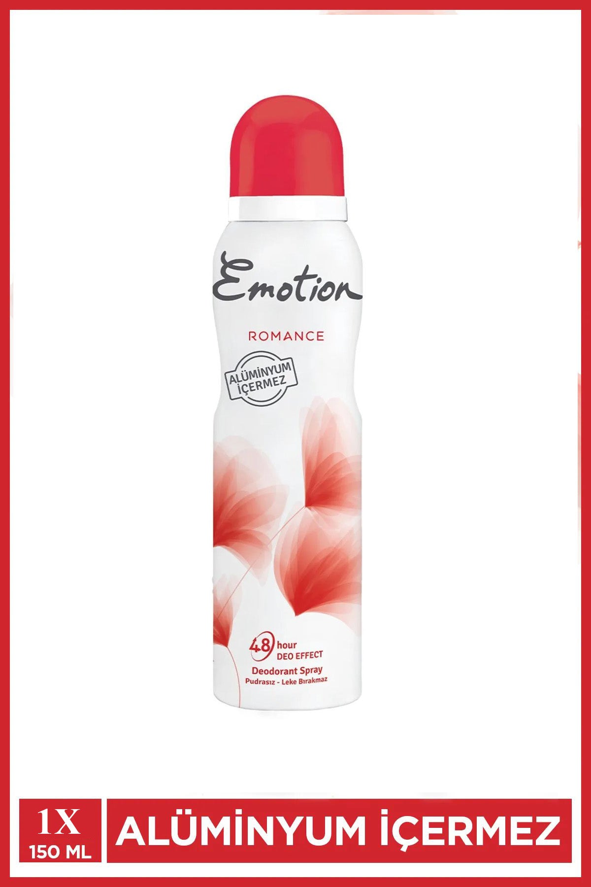 Emotion Romance Kadın Vegan Deodorant 150 Ml Hızlı Kurur, Leke Bırakmaz