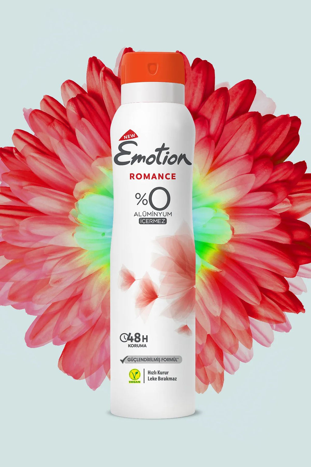 3 Adet Emotion Romance Kadın Vegan Deodorant 150 Ml Hızlı Kurur, Leke Bırakmaz