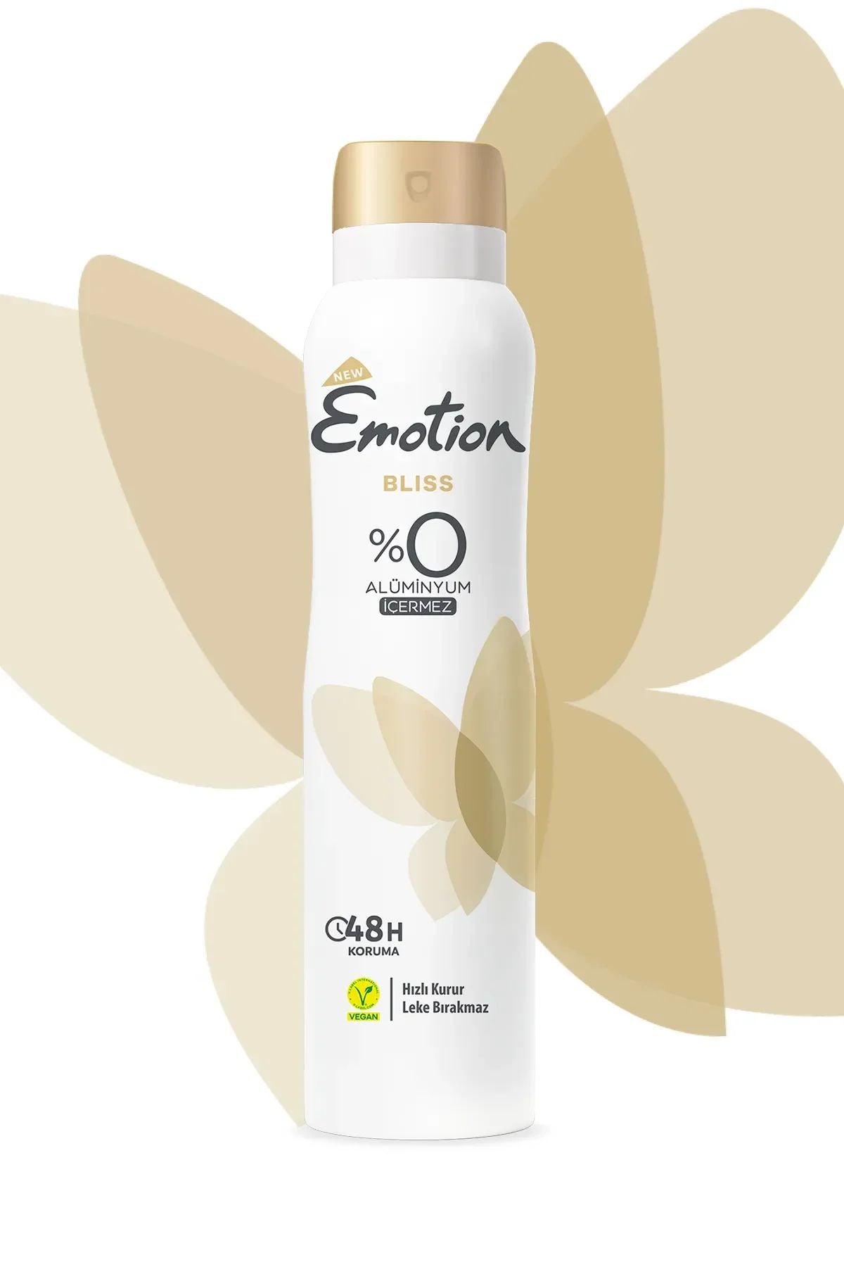 2 Adet Emotion Bliss Kadın Vegan Deodorant 150 Ml Hızlı Kurur , Leke Bırakmaz