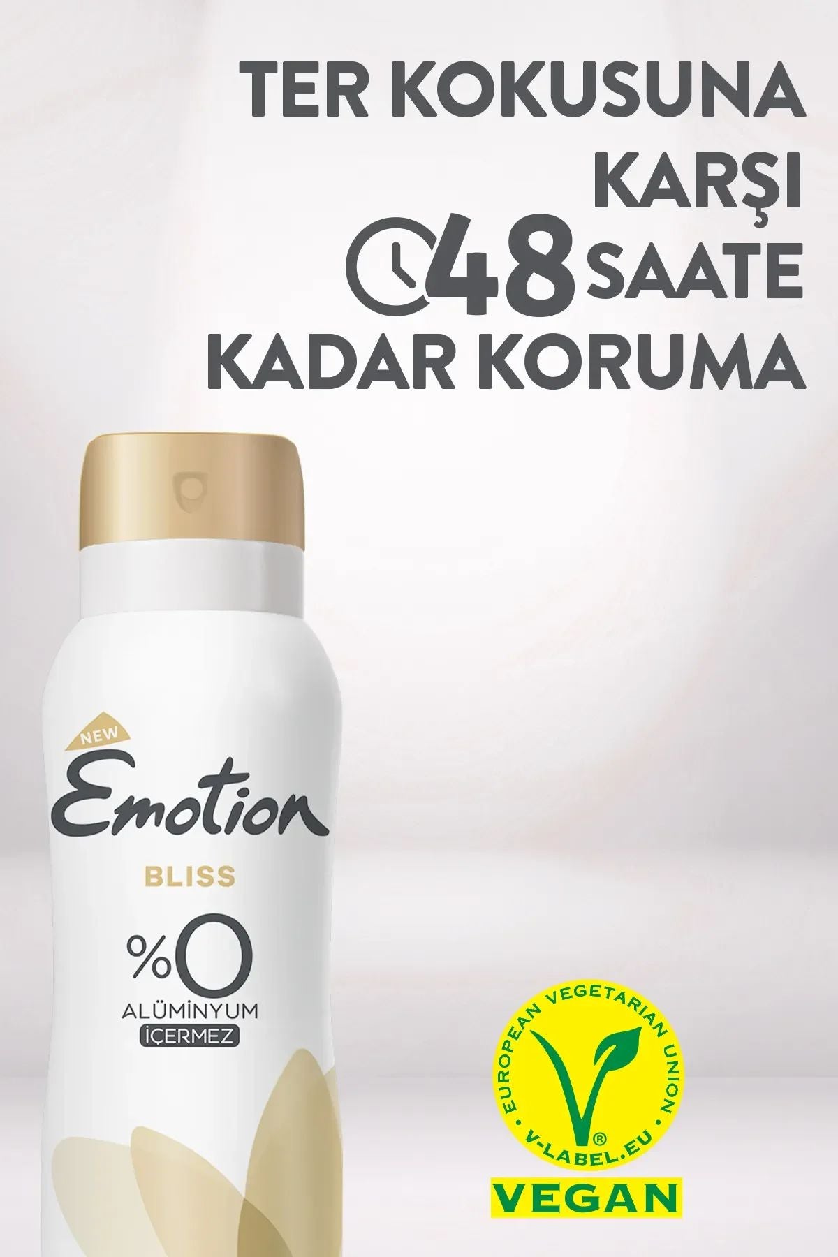 2 Adet Emotion Bliss Kadın Vegan Deodorant 150 Ml Hızlı Kurur , Leke Bırakmaz